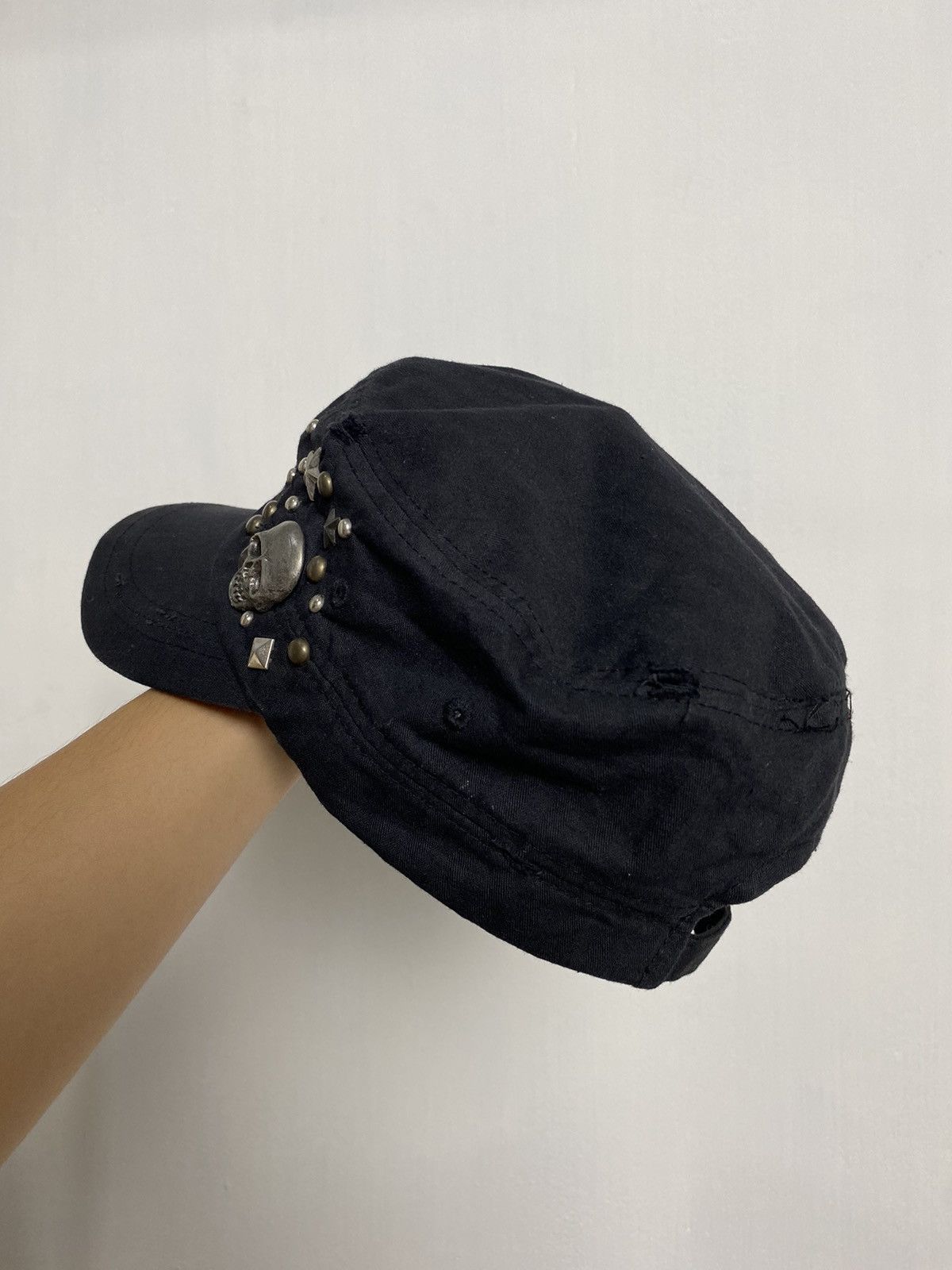 Beauty Beast × Hysteric Glamour × If Six Was Nine Cadet Distressed Skull Hat Size ONE SIZE - 6 Thumbnail