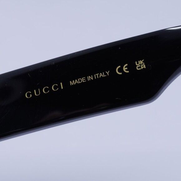 Gucci 🕶️ New Gucci GG1294S 001 Black/Grey Sunglasses Size ONE SIZE - 8 Thumbnail