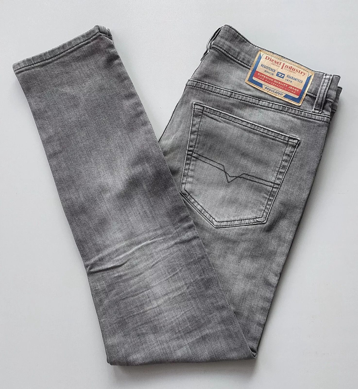 Diesel Diesel D-LUSTER L.30 0BJAX MENS JEANS T 1125 Size US 32 / EU 48 - 12 Thumbnail