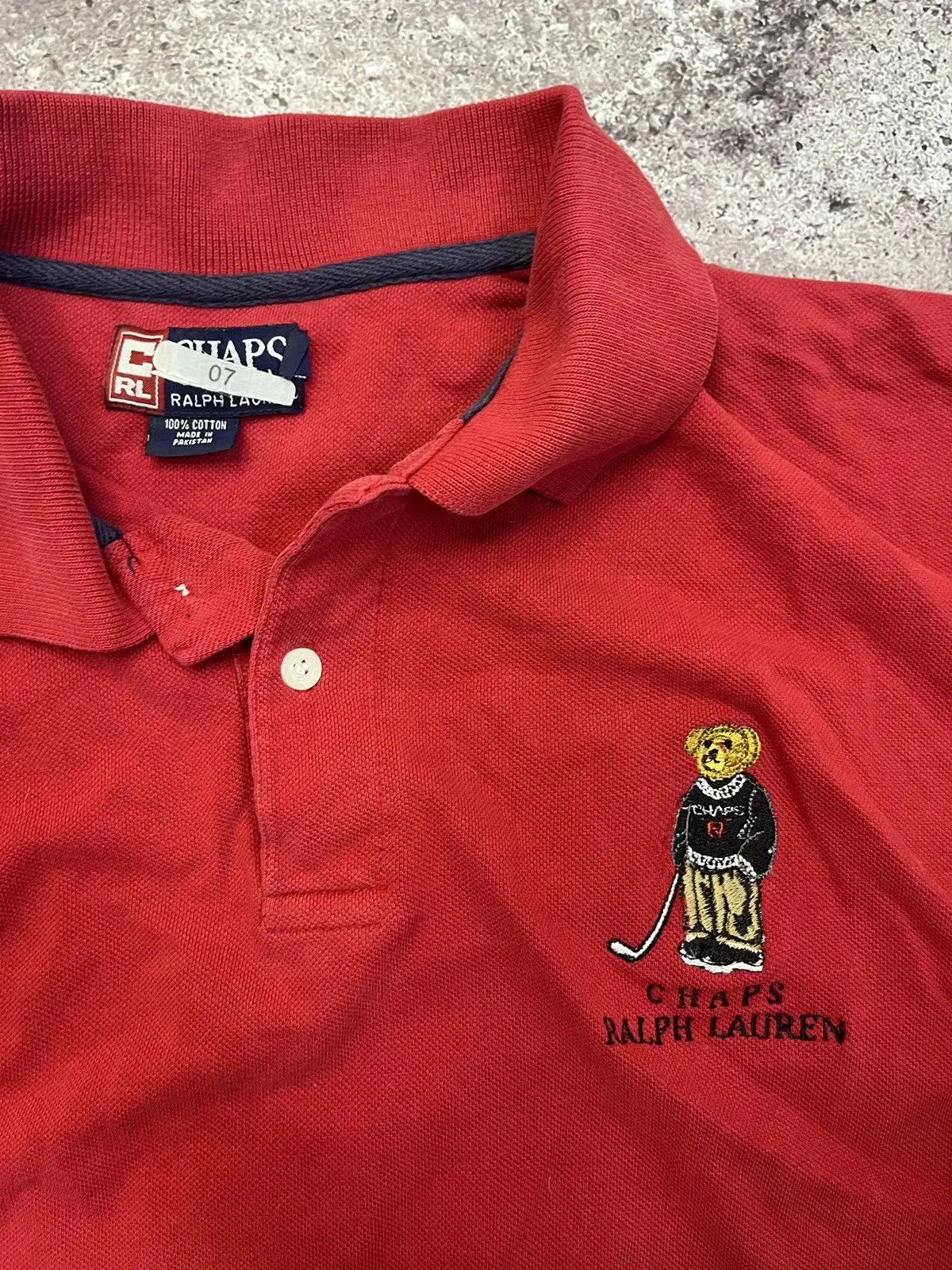 Chaps Ralph Lauren Chaps Ralph Lauren Vintage Polo T Shirt Size US XL / EU 56 / 4 - 3 Thumbnail