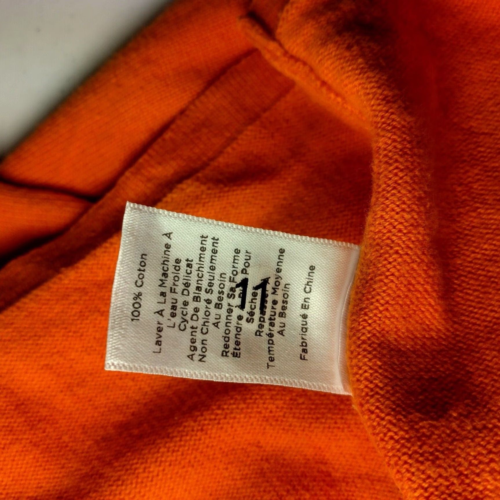 Talbots Talbots Cardigan Sweater Women M Orange Cotton Button Up Casual Knit Round Neck Long Sleeve Size M / US 6-8 / IT 42-44 - 5 Thumbnail