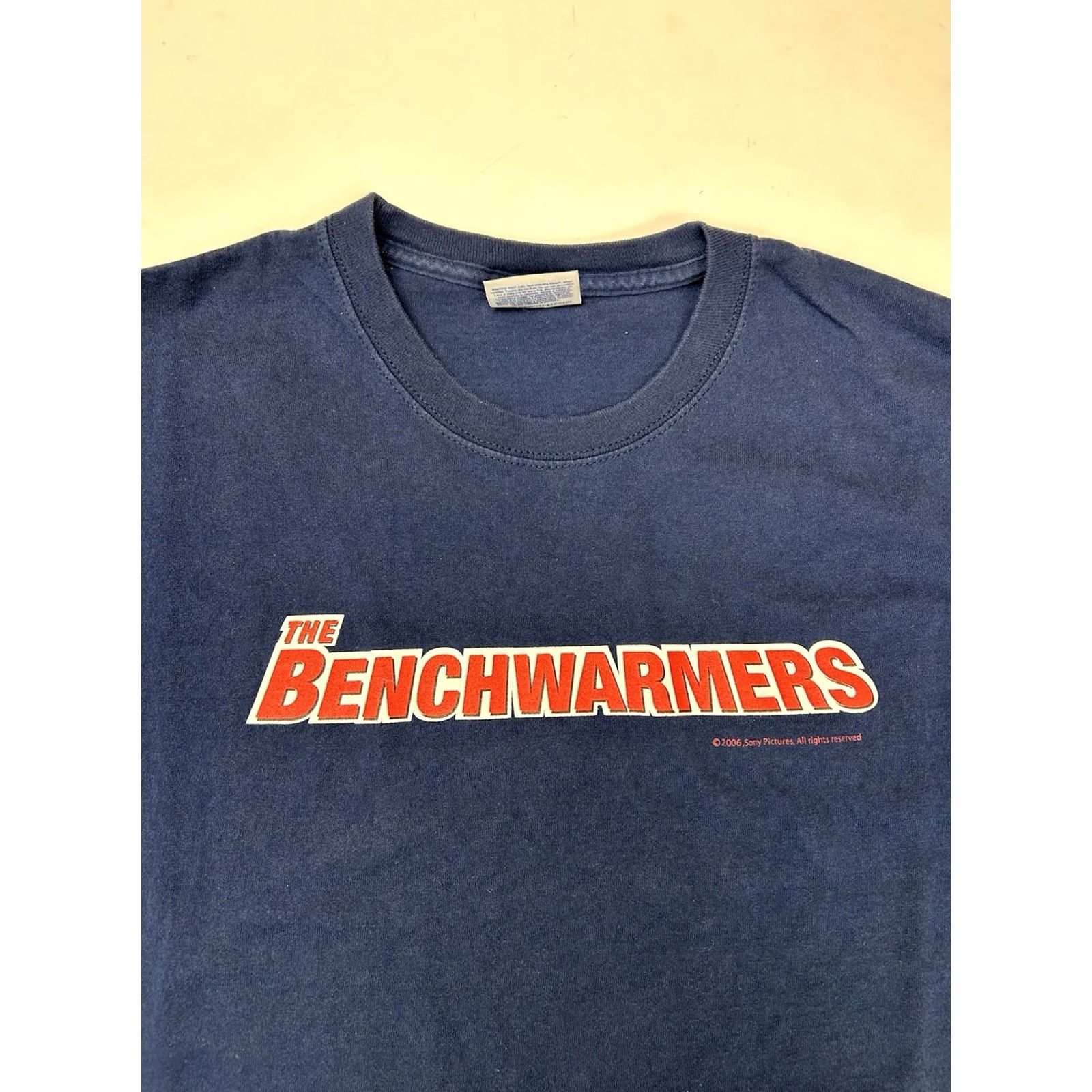 Hanes VINTAGE The Benchwarmers Hanes Heavyweight T-Shirt Size L Blue 2006 Movie Promo Comedy Sports Mens Womens Size US L / EU 52-54 / 3 - 3 Thumbnail
