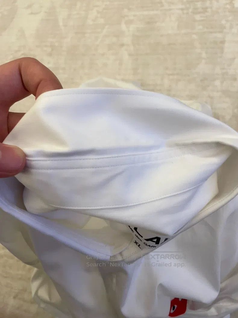 Comme des Garcons Comme Des Garcons Heart Red Heart White Shirt Size XL / US 12-14 / IT 48-50 - 7 Thumbnail