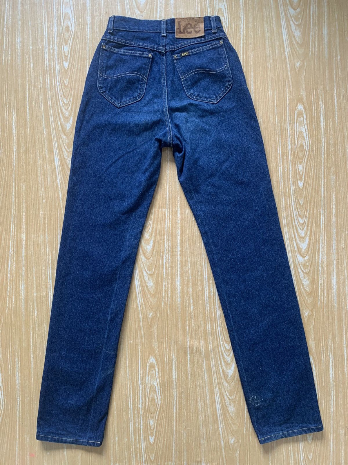 Lee × Vintage Rare!! Vintage 80s Lee Talon42 Zipper Made In USA Denim Pant Size 24" / US 00 / IT 34 - 5 Thumbnail
