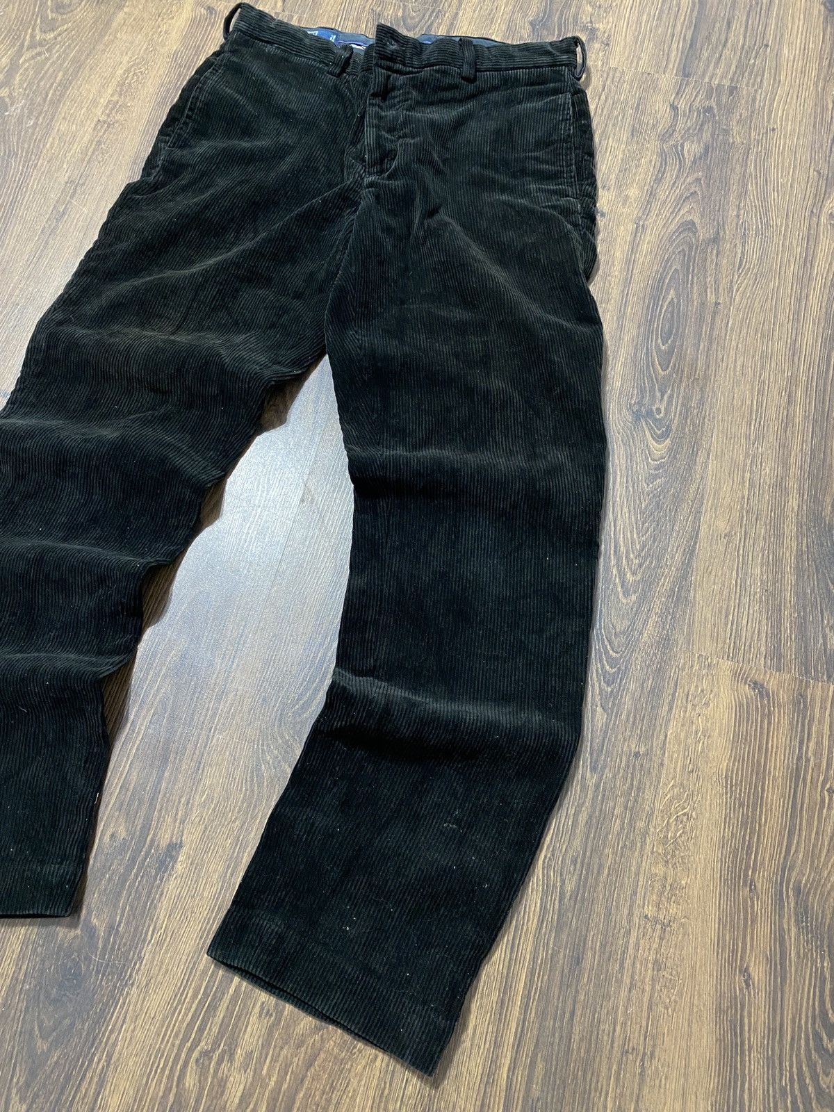 Polo Ralph Lauren Polo Ralph lauren 90s Corduroy velvet pants black Y2k Size US 34 / EU 50 - 3 Thumbnail