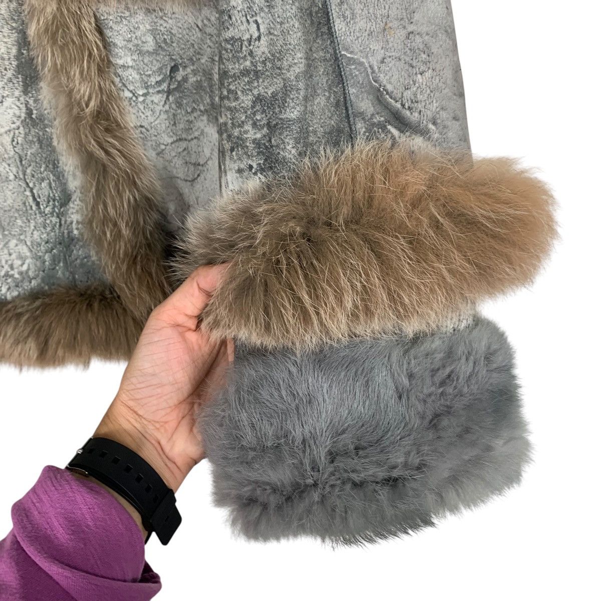 Japanese Brand Japanese Brand Faux Fur Jacket Size L / US 10 / IT 46 - 14 Thumbnail