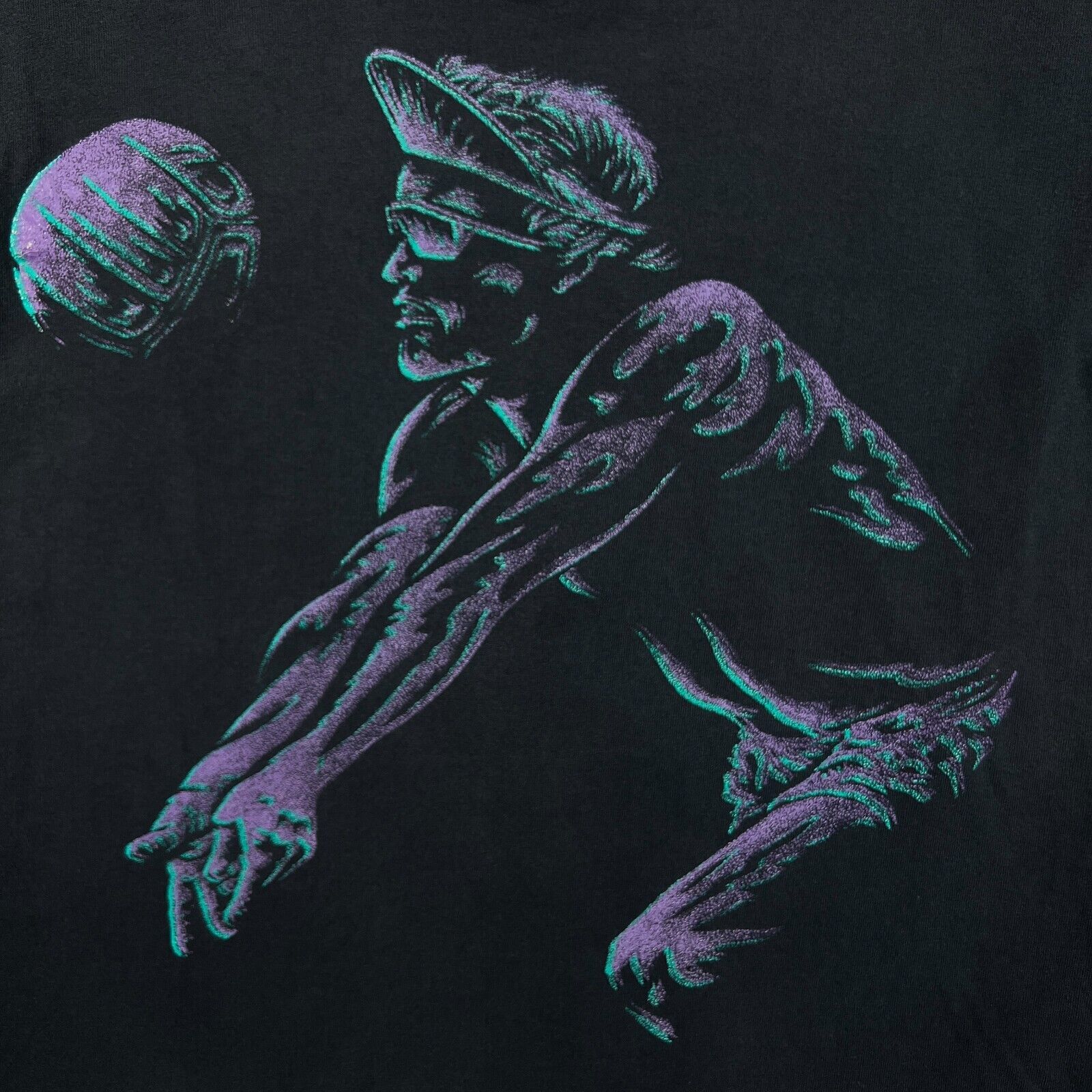 Vintage Vintage 90s Volleyball T Shirt Single Stitch Faded Sport Tee Size US S / EU 44-46 / 1 - 3 Thumbnail