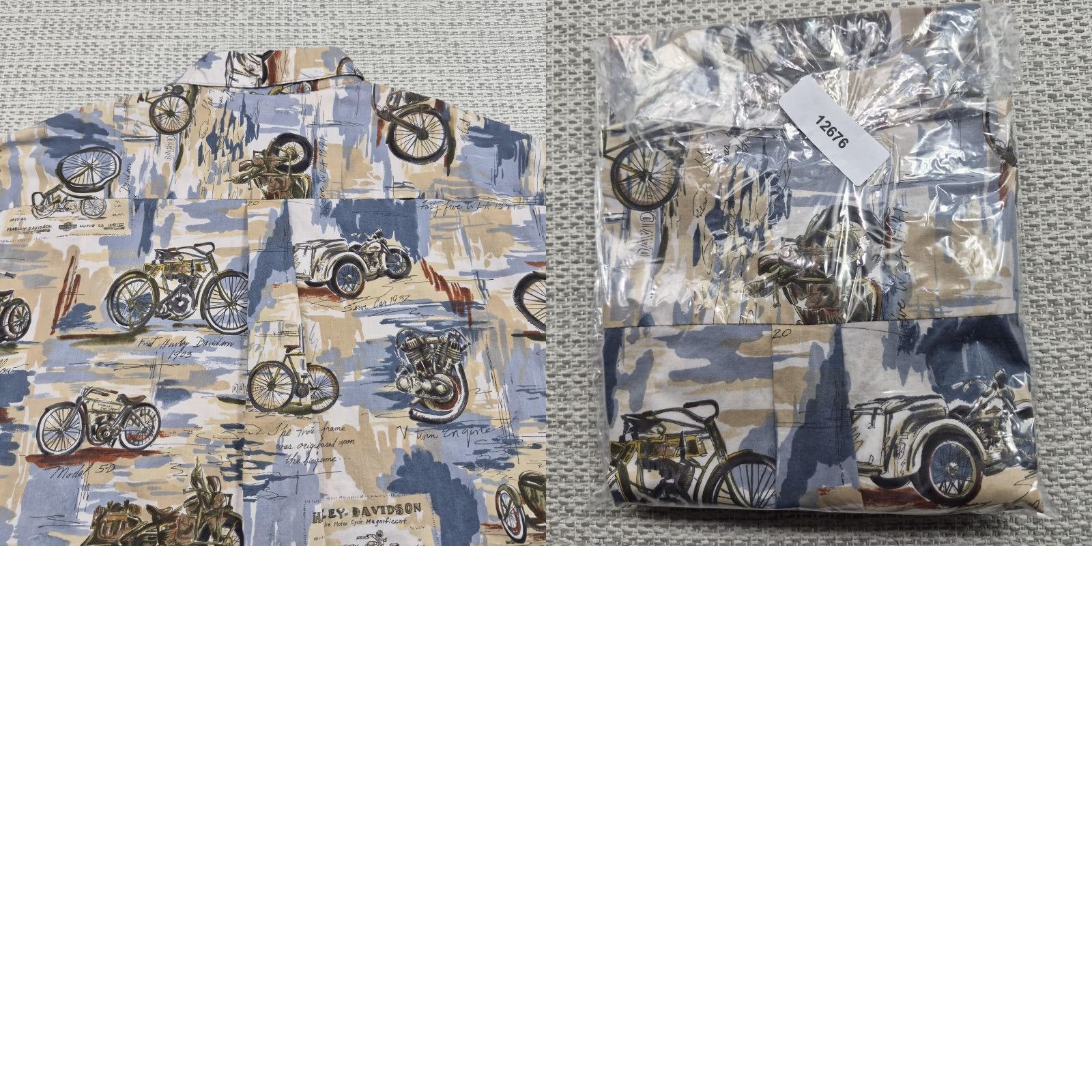 Harley Davidson Harley-Davidson Button Up Shirt Mens Large Biker Casual Hawaiian Motorcycle Shirt Size US L / EU 52-54 / 3 - 9 Thumbnail
