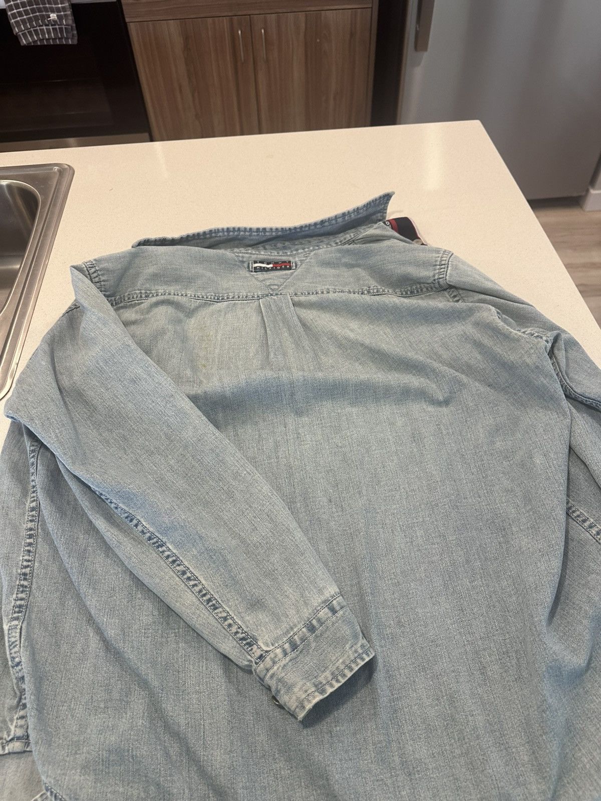 Tommy Hilfiger × Vintage Tommy Hilfiger Jean Jacket Size US M / EU 48-50 / 2 - 9 Thumbnail