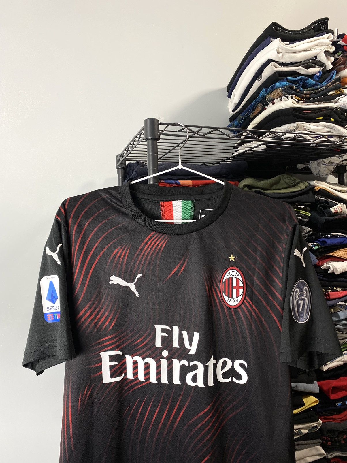 Puma Vintage Puma Ibrahimovic ACM Milan Soccer Jersey T Shirt Size US M / EU 48-50 / 2 - 3 Thumbnail