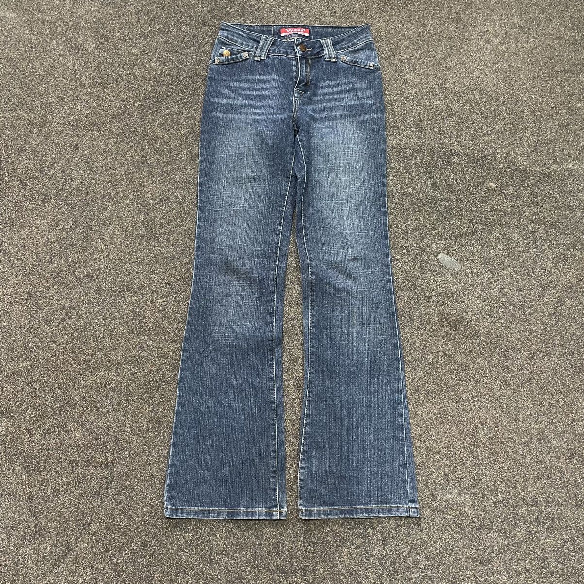 Vintage Vintage Y2K Baggy Wide Leg Flared Jeans Skater 90s Faded Size 32" / US 10 / IT 46 - 1 Thumbnail