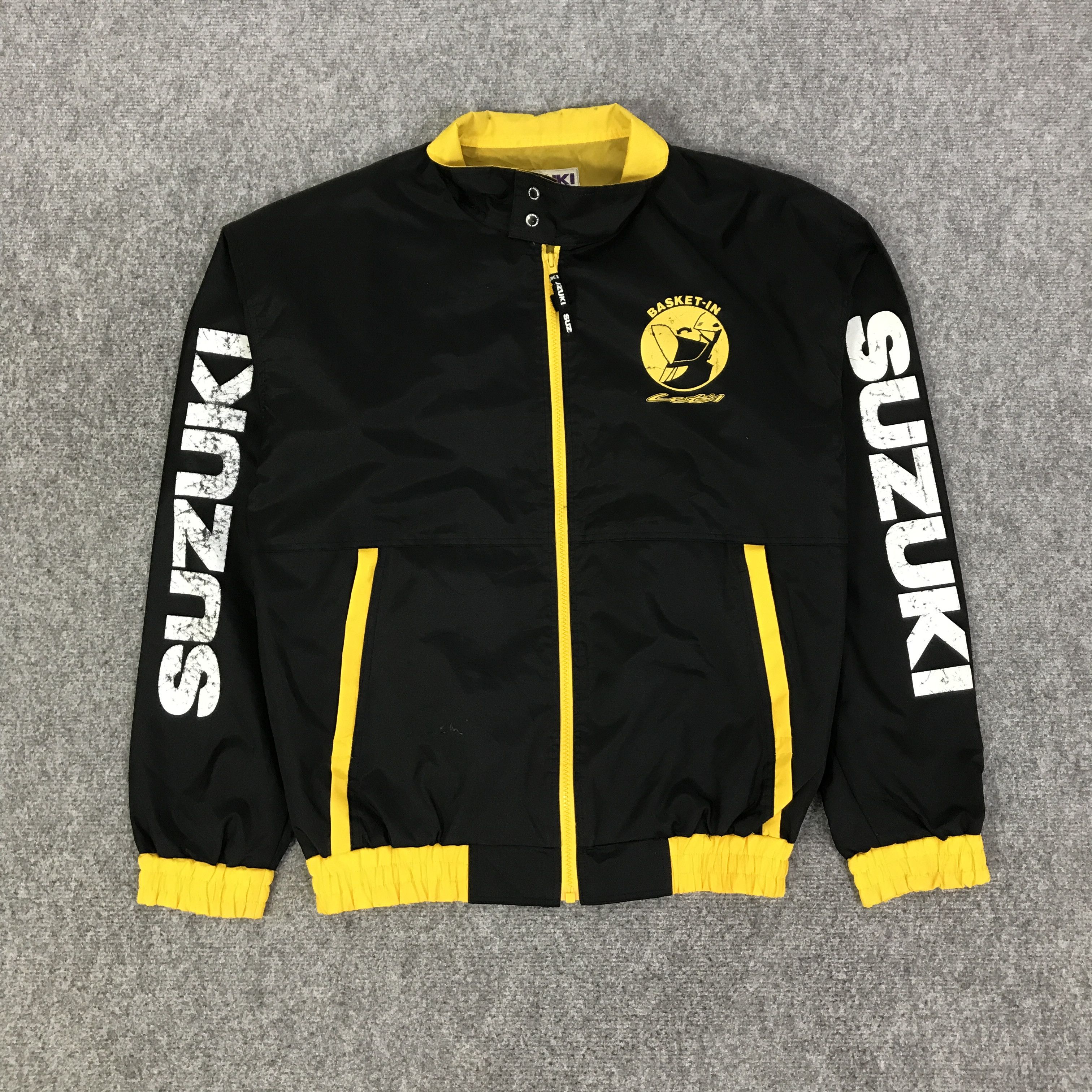 Japanese Brand SUZUKI RACING DESIGN CRAP LOGO JACKET K95B22 Size US L / EU 52-54 / 3 - 2 Thumbnail