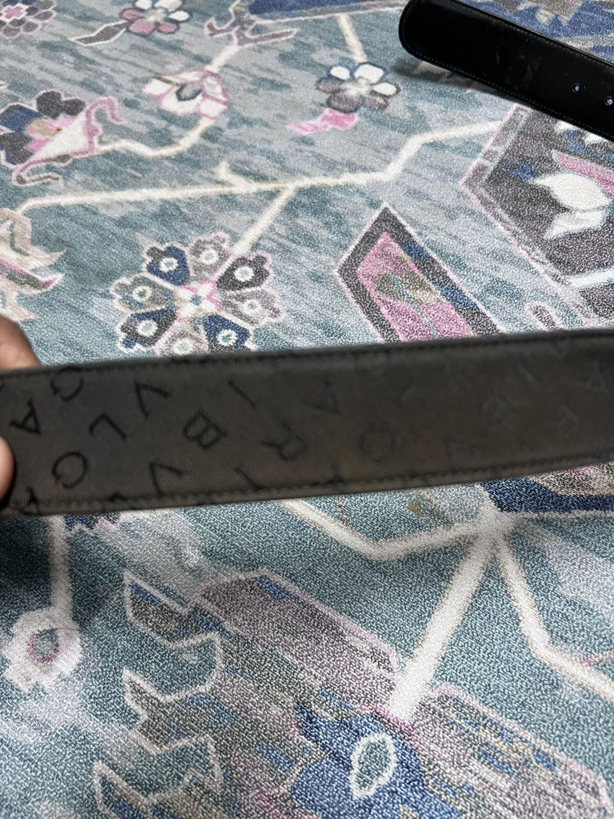 Bvlgari BVLGARI MADE ITALI LEATHER BELT Size 32 - 7 Thumbnail