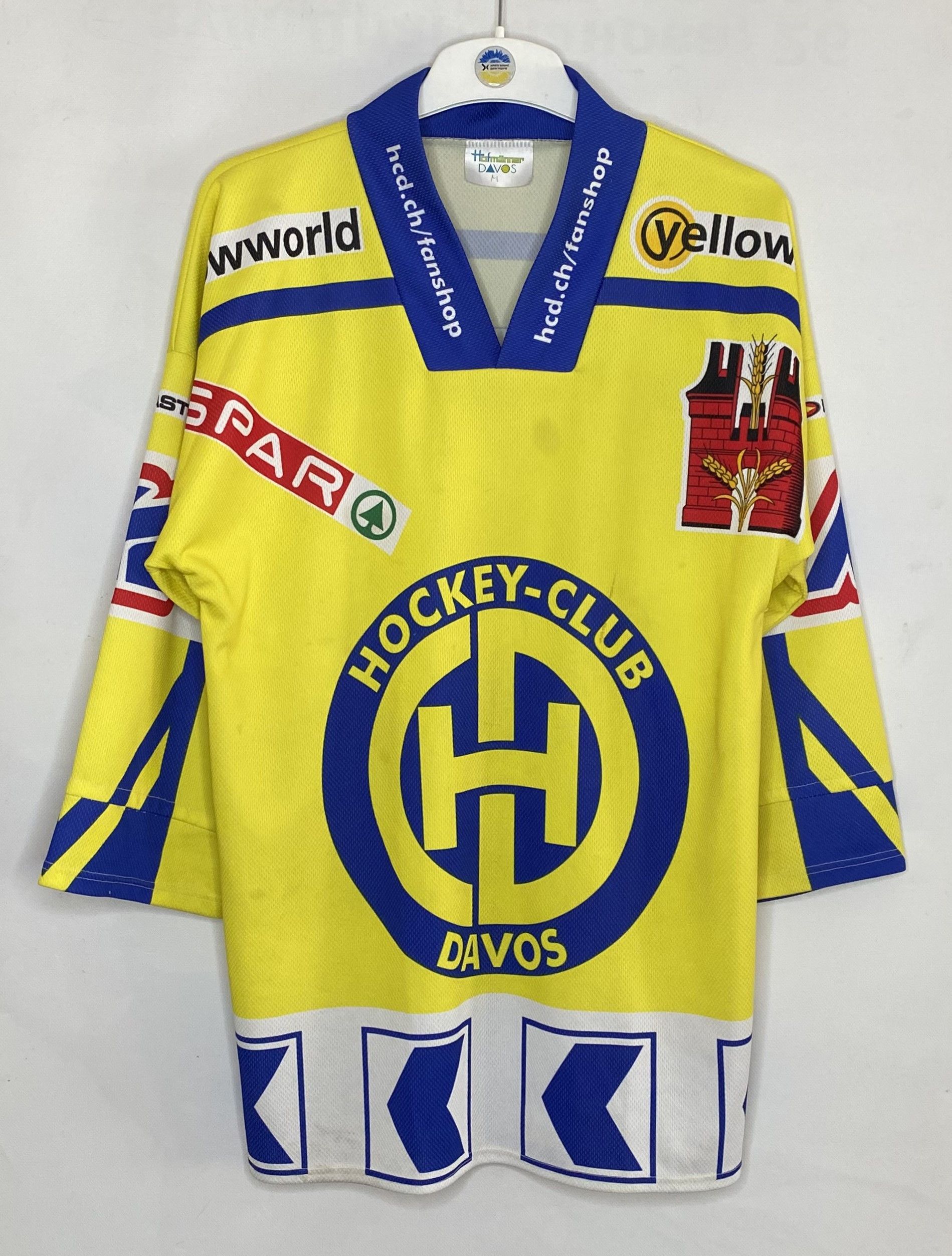 NHL × Vintage HC DAVOS 2003 2004 ICE HOCKEY SHIRT JERSEY SIZE M Size US M / EU 48-50 / 2 - 1 Thumbnail