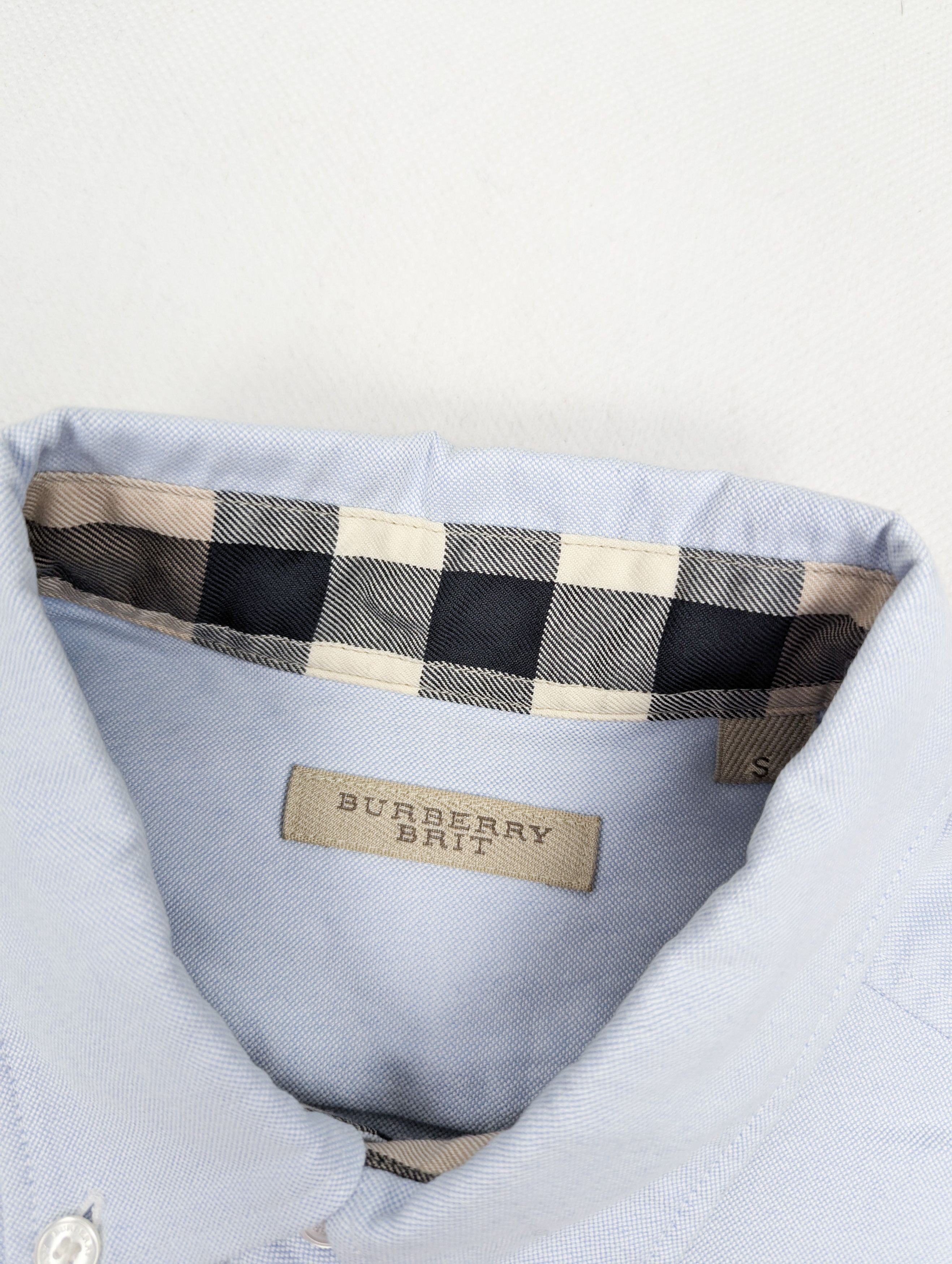 Burberry Burberry baby blue shirt nova check S Size US S / EU 44-46 / 1 - 4 Thumbnail