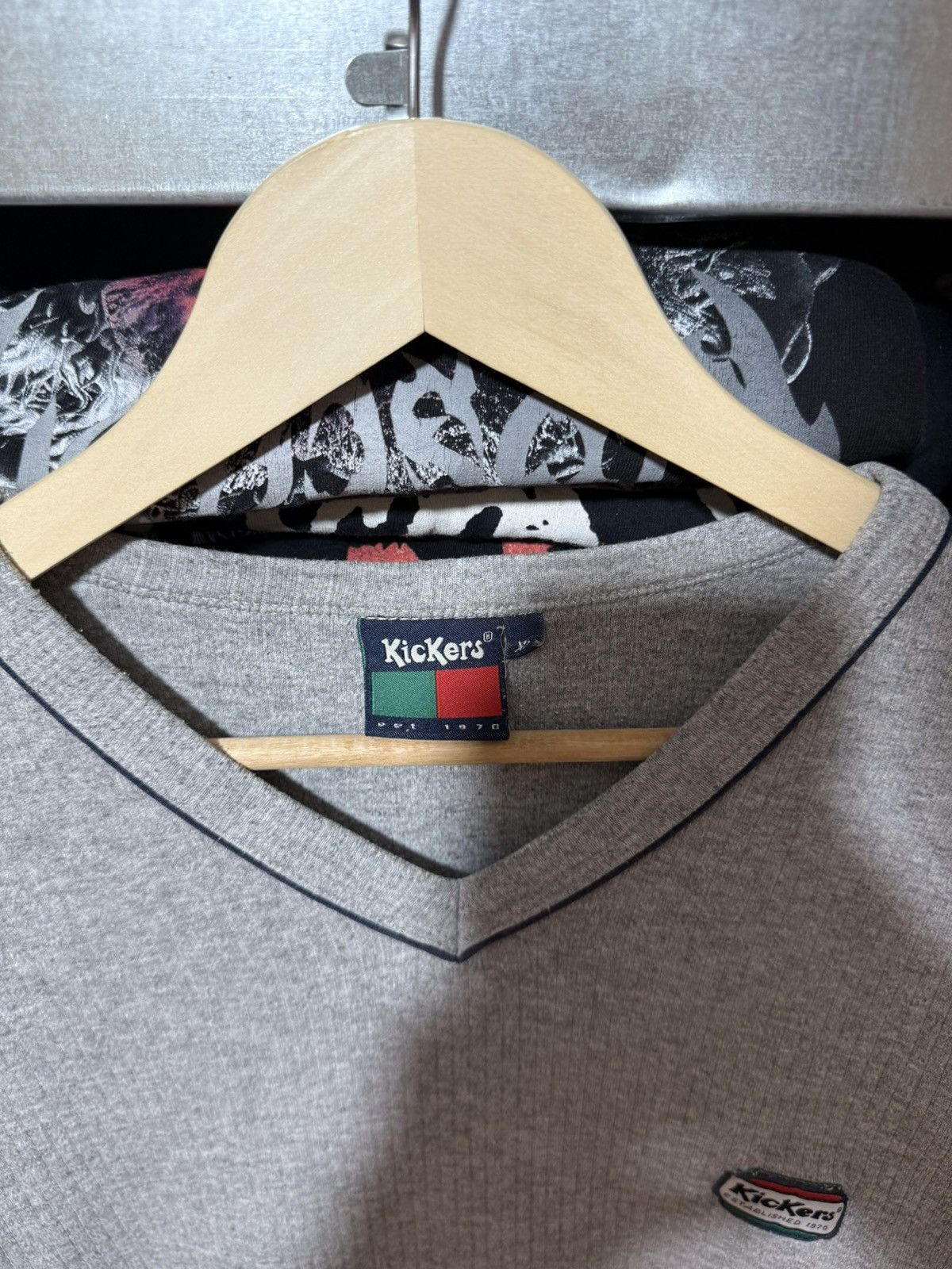 Kickers × Vintage Vintage 1990’s Kickers Skategang T-Shirt Y2K Hype Size US XXL / EU 58 / 5 - 4 Thumbnail
