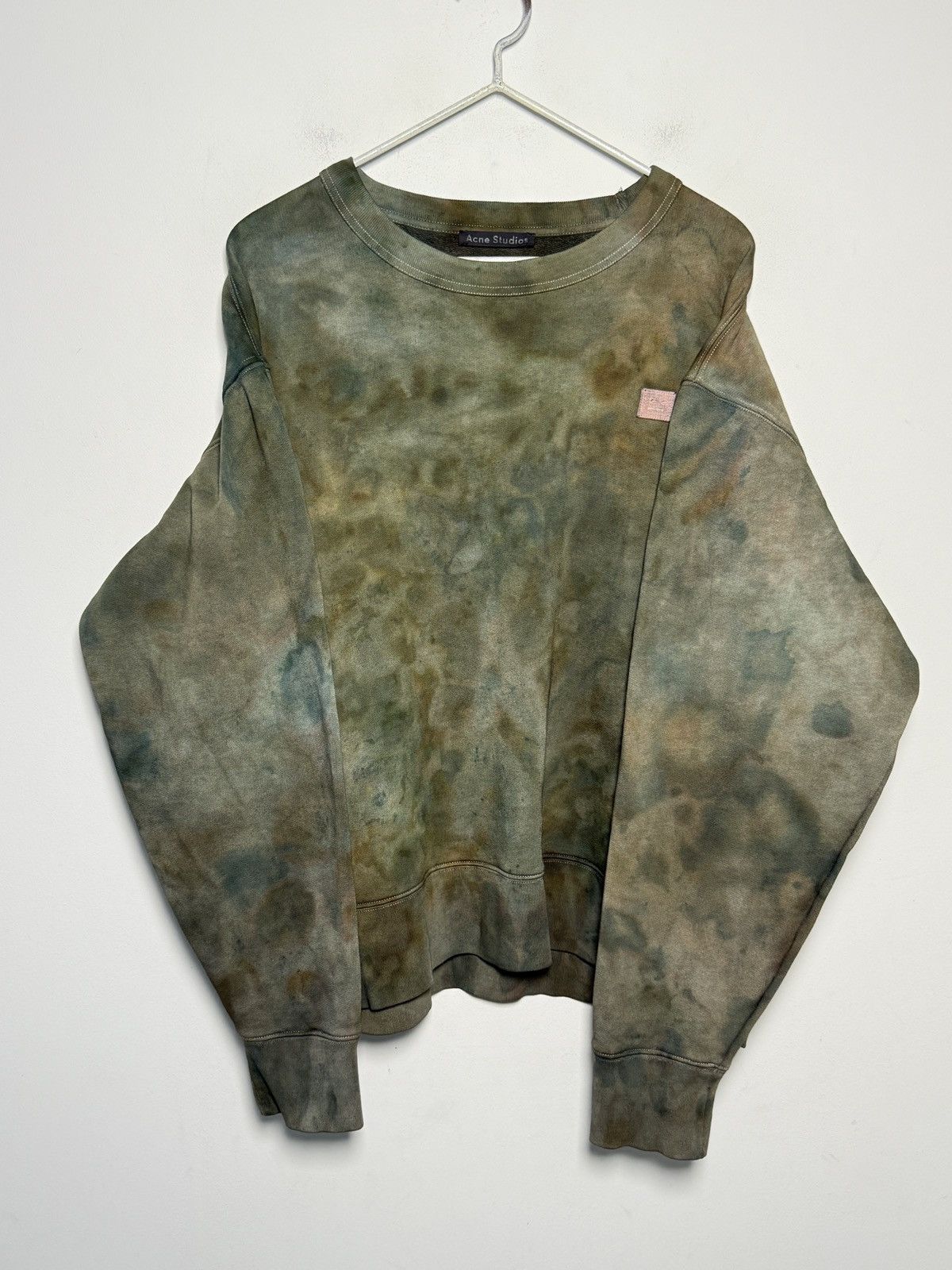 Acne Studios Acne Studios Boxy crewneck custom tie dye Size US XL / EU 56 / 4 - 1 Thumbnail
