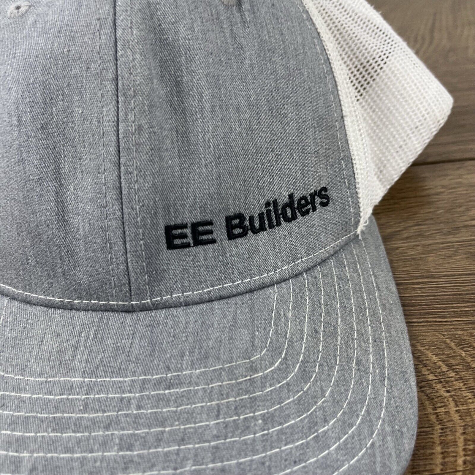 Other EE Builders Snapback Hat Gray Adjustable Hat Adult Fit Gray Size ONE SIZE - 6 Thumbnail