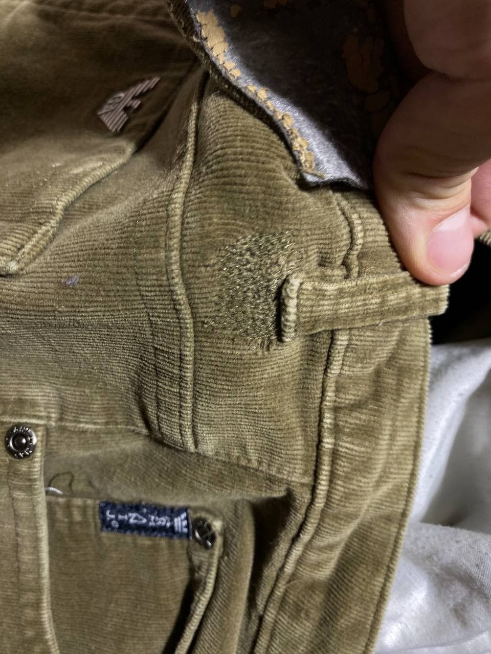 Armani × Vintage Armani Jeans Denim Vintage Made in Italy Green Size US 36 / EU 52 - 6 Thumbnail