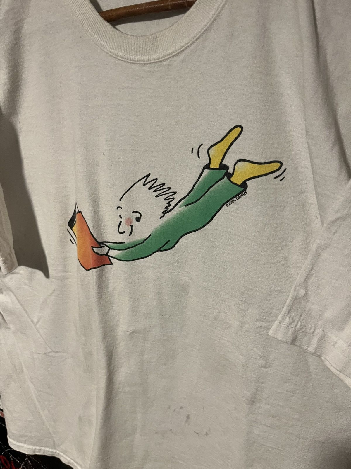 Fruit Of The Loom × Hanes × Vintage Vintage 90’s Y2K 2000’s Peach Pit publishers of books tee Size US XL / EU 56 / 4 - 2 Thumbnail