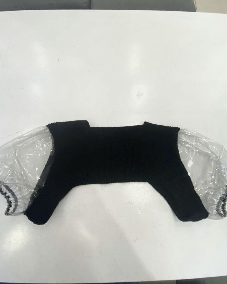 Yves Saint Laurent YSL bolero with transparent fabric inserts Size L / US 10 / IT 46 - 2 Thumbnail