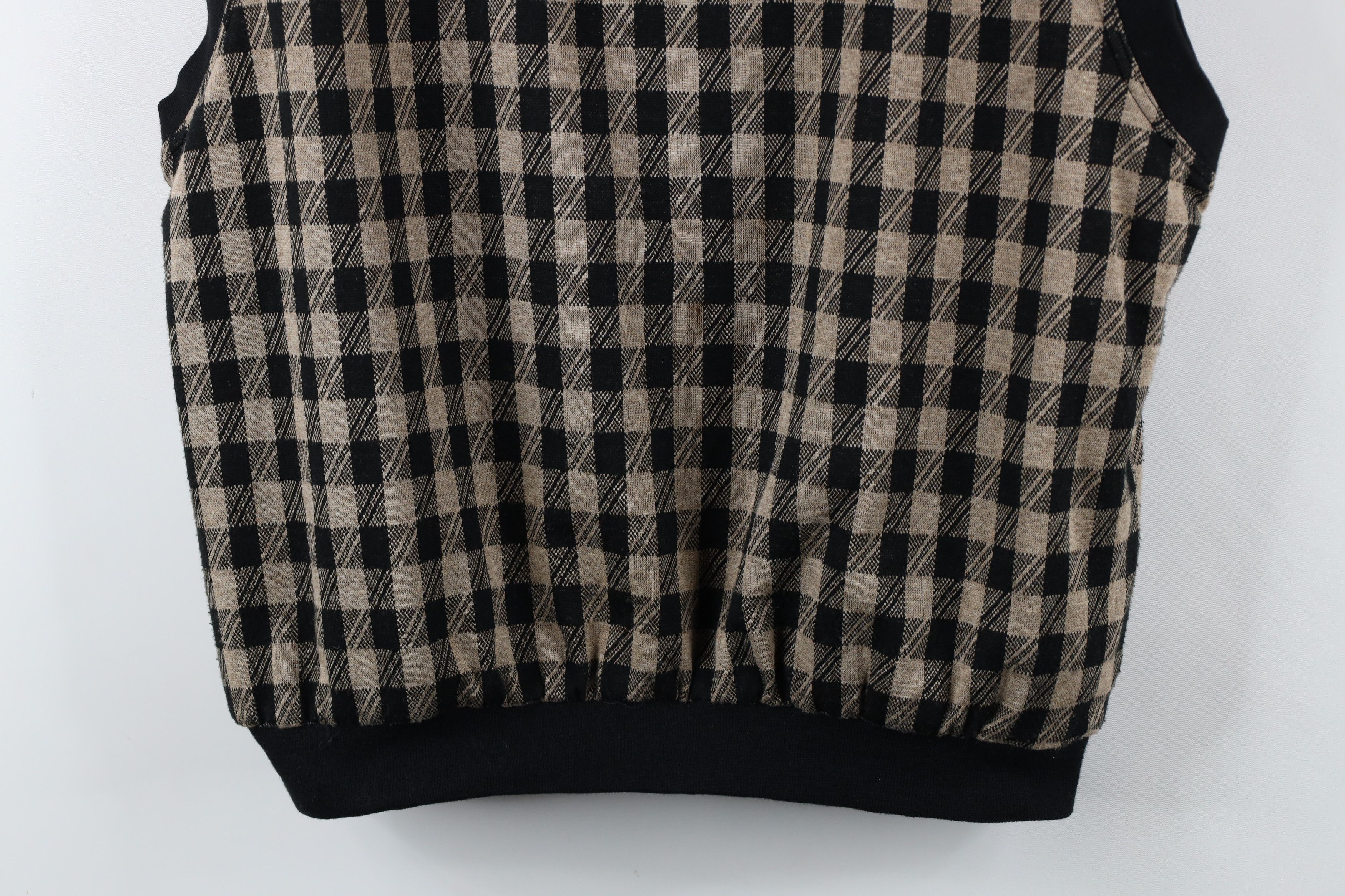 Vintage Vintage 90s Dunes Golf Course Reversible Vest Jacket Plaid Size US XL / EU 56 / 4 - 3 Thumbnail
