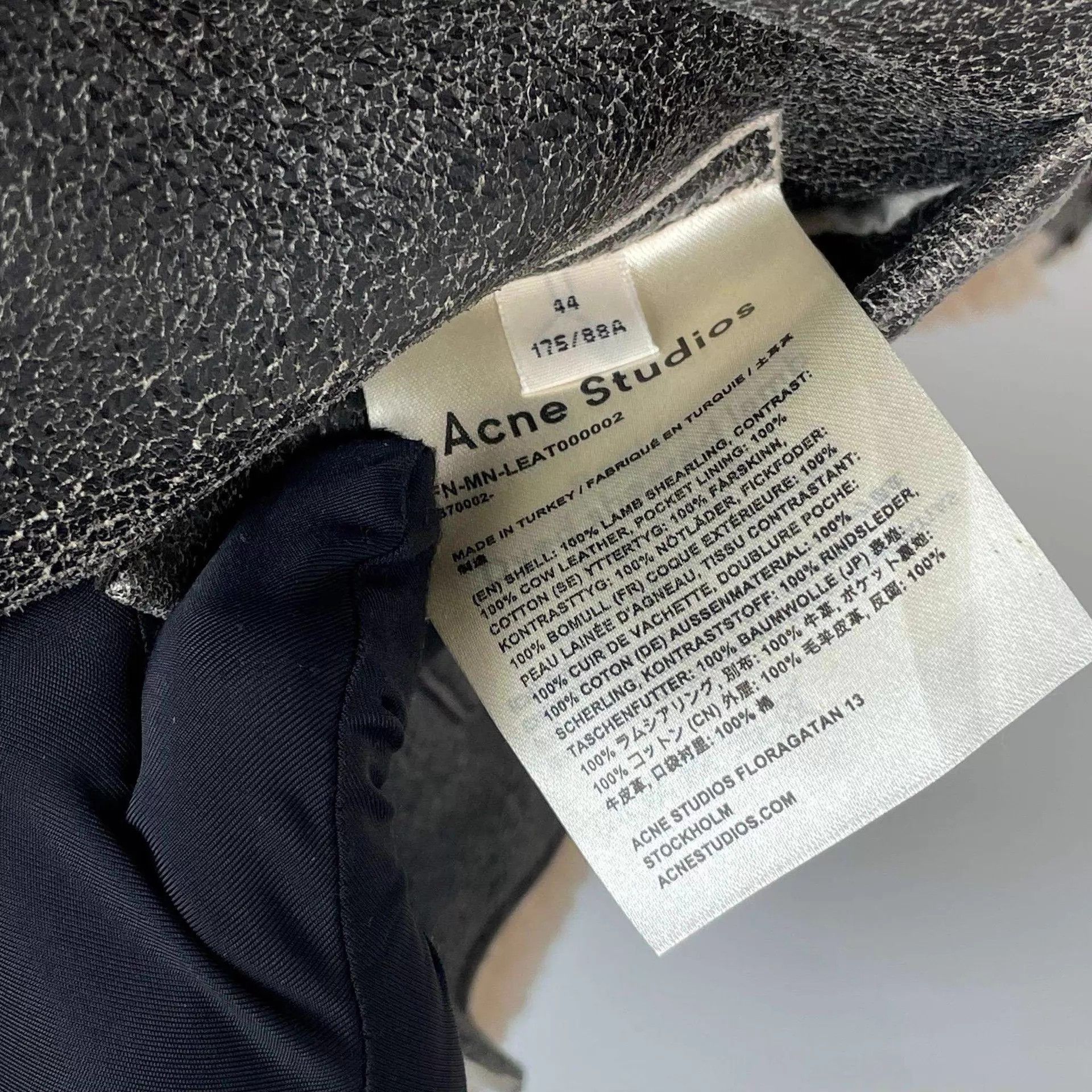Acne Studios Acne Studios Fur Collar Flight Jacket 44 Size US S / EU 44-46 / 1 - 8 Thumbnail