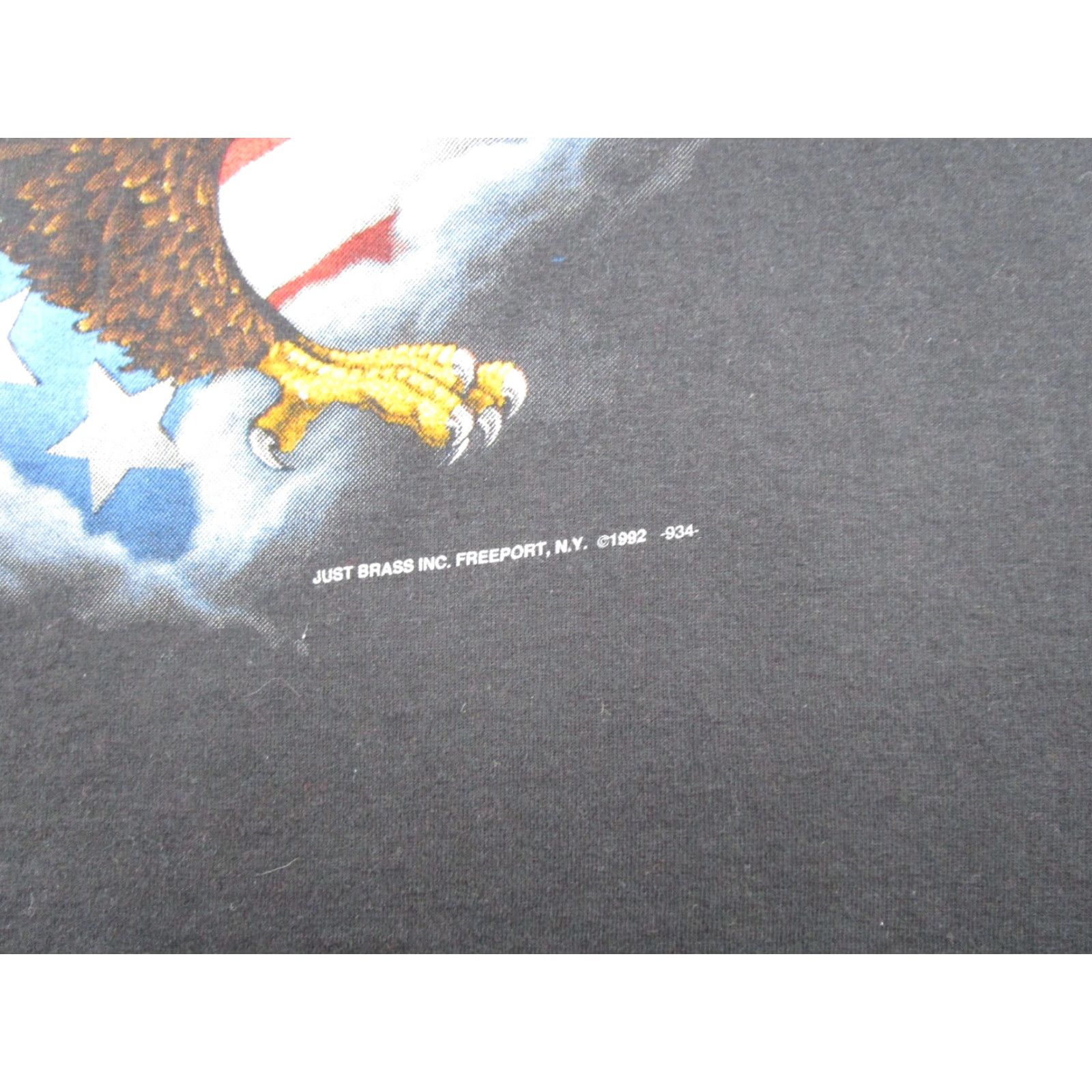 Vintage VINTAGE Easyriders 1992 Eagle American Flag Biker T-Shirt Size XL Black Cotton Screen Stars Hanes Beefy-T Mens 90s Size US XL / EU 56 / 4 - 3 Thumbnail