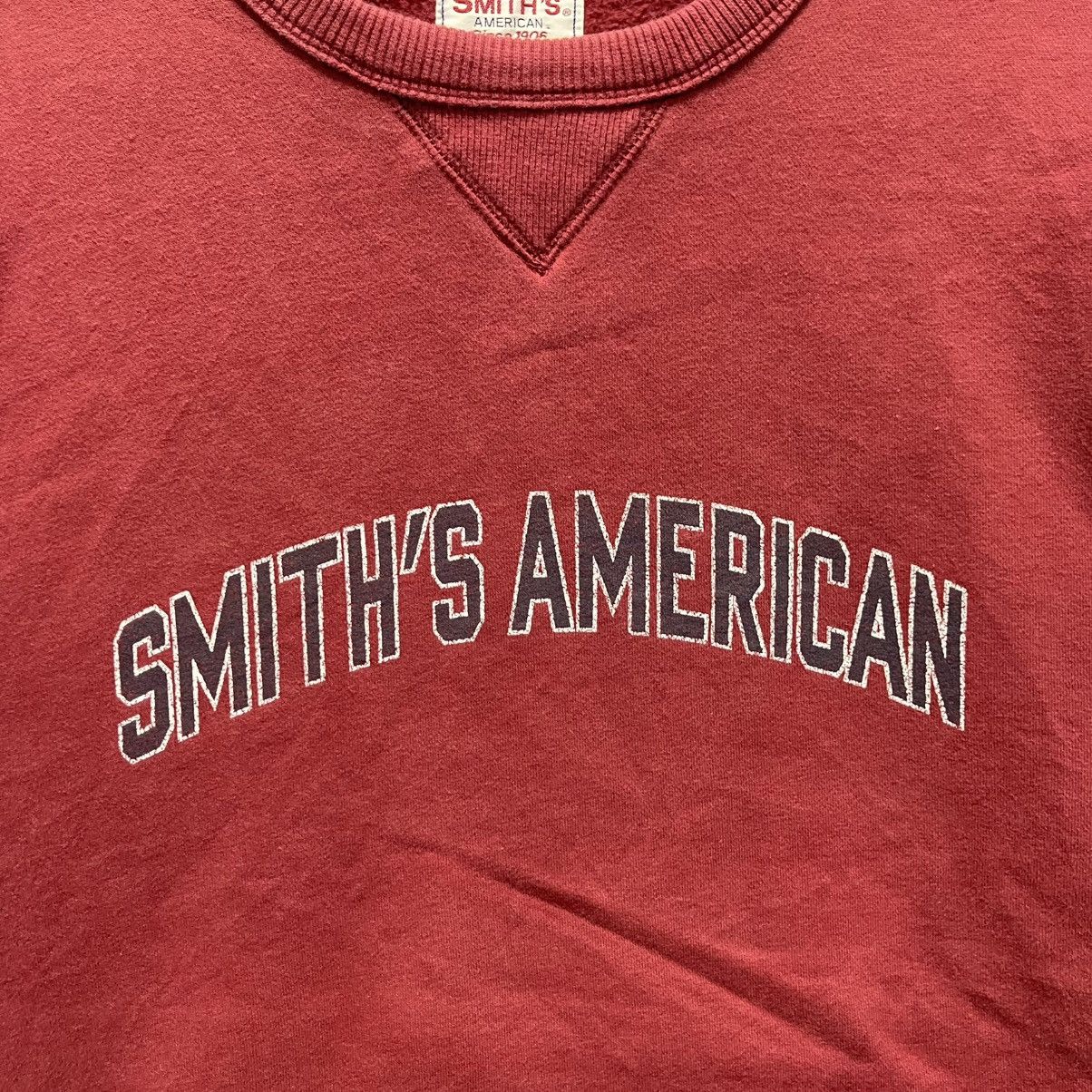 Smith's American Smith’s American Red Crewneck Sweatshirt Size US XL / EU 56 / 4 - 3 Thumbnail