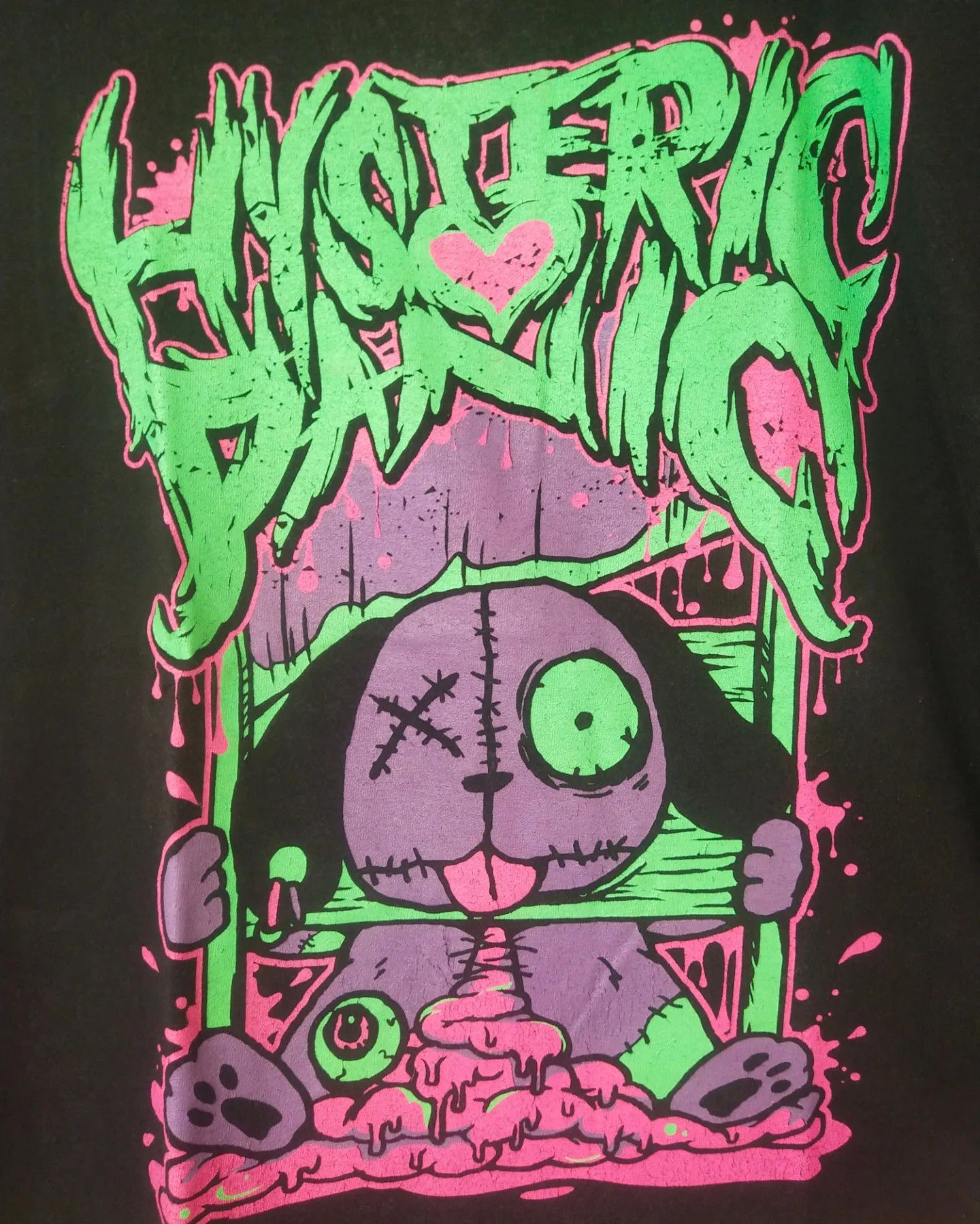 Hysteric Glamour Hysteric Panic Doll Art Band Tee Size US M / EU 48-50 / 2 - 2 Thumbnail