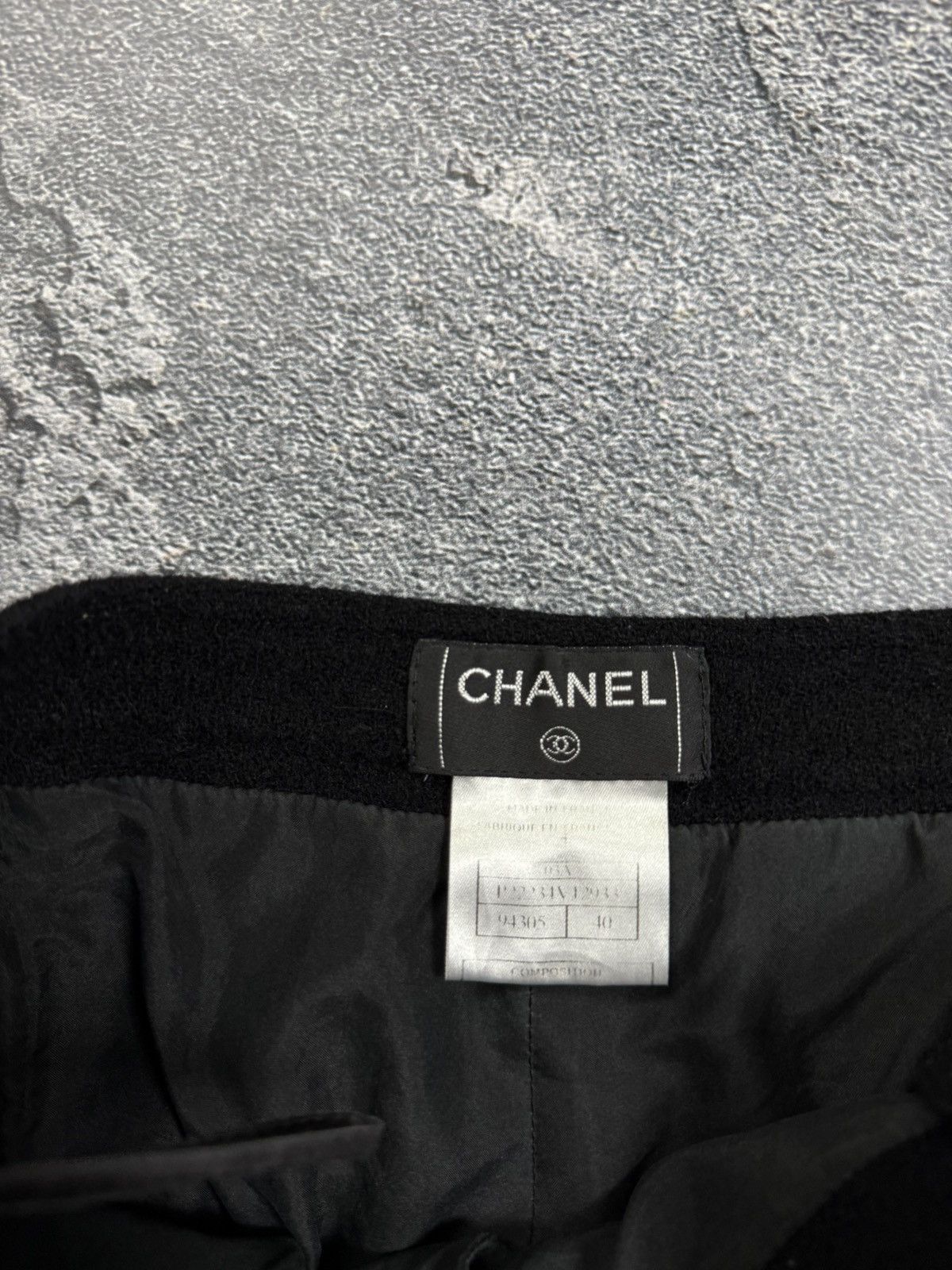 Chanel Chanel Vintage Wool Front adjustable waistband zip Pants Size 27" / US 4 / IT 40 - 11 Thumbnail