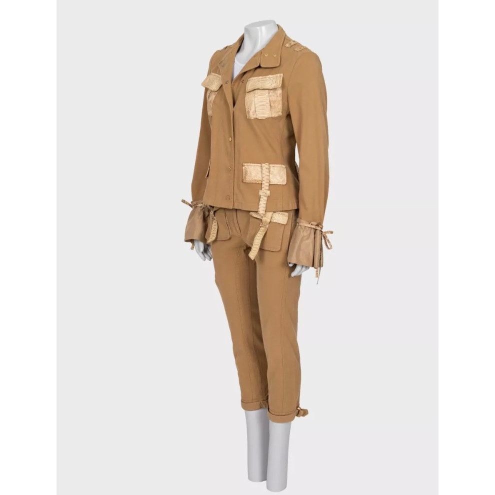 Roberto Cavalli Roberto Cavalli Animal Print Cotton Suit Cropped Pants M Size M / US 6-8 / IT 42-44 - 2 Thumbnail