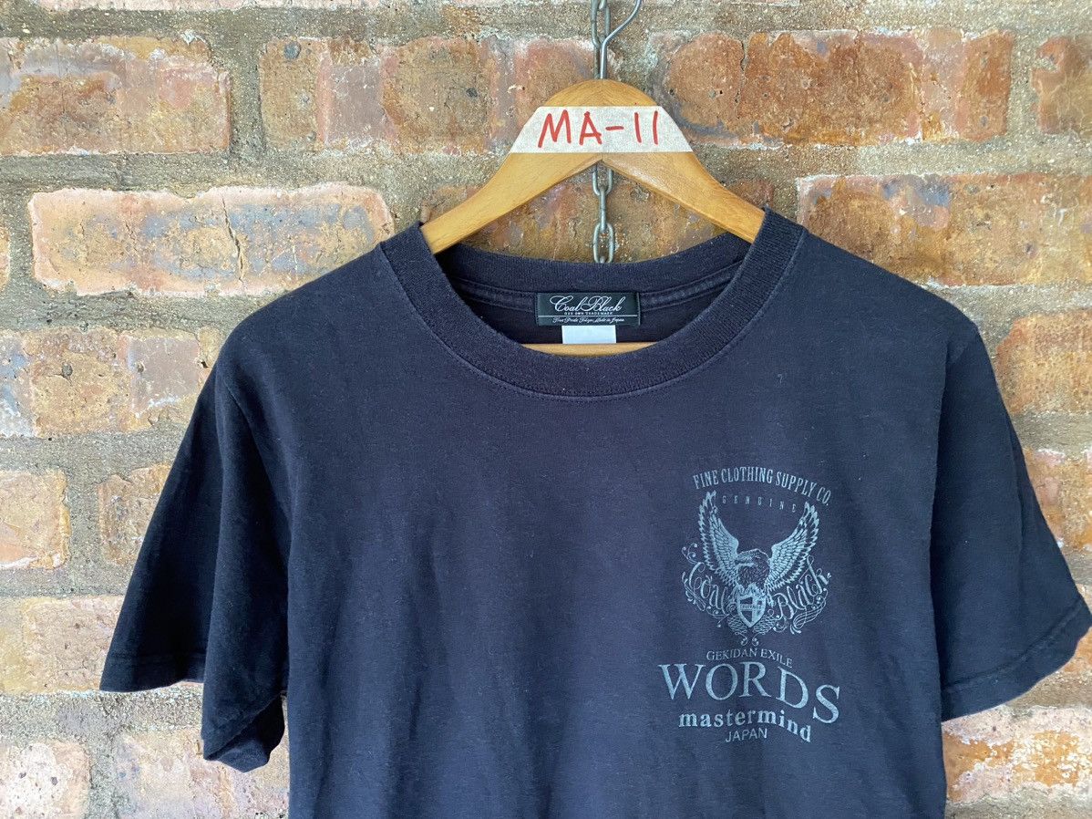 Mastermind Japan 2000s vtg Mastermind Japan X Coal Black tee Size US S / EU 44-46 / 1 - 3 Thumbnail