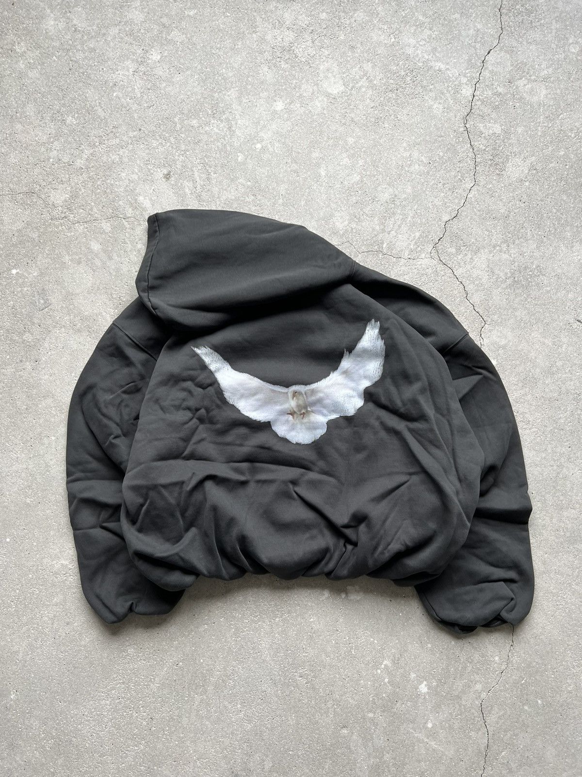 image of Yeezy Gap Engineered By Balenciaga Dove Hoodie in Black, Men's (Size Small)