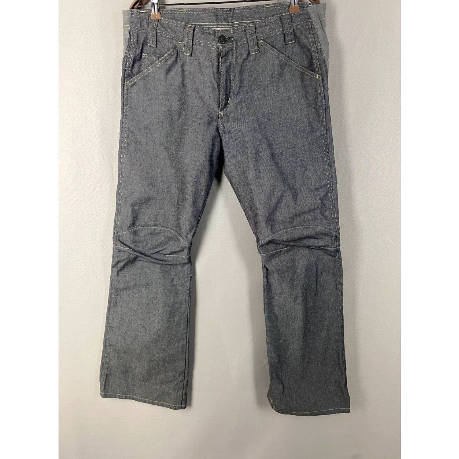 G-Star G-Star Raw Jeans Mens Shortcut Comwood 34 Gray Denim Cotton Button Fly Straight Regular 5-Pocket Mens Size US 34 / EU 50 - 6 Thumbnail