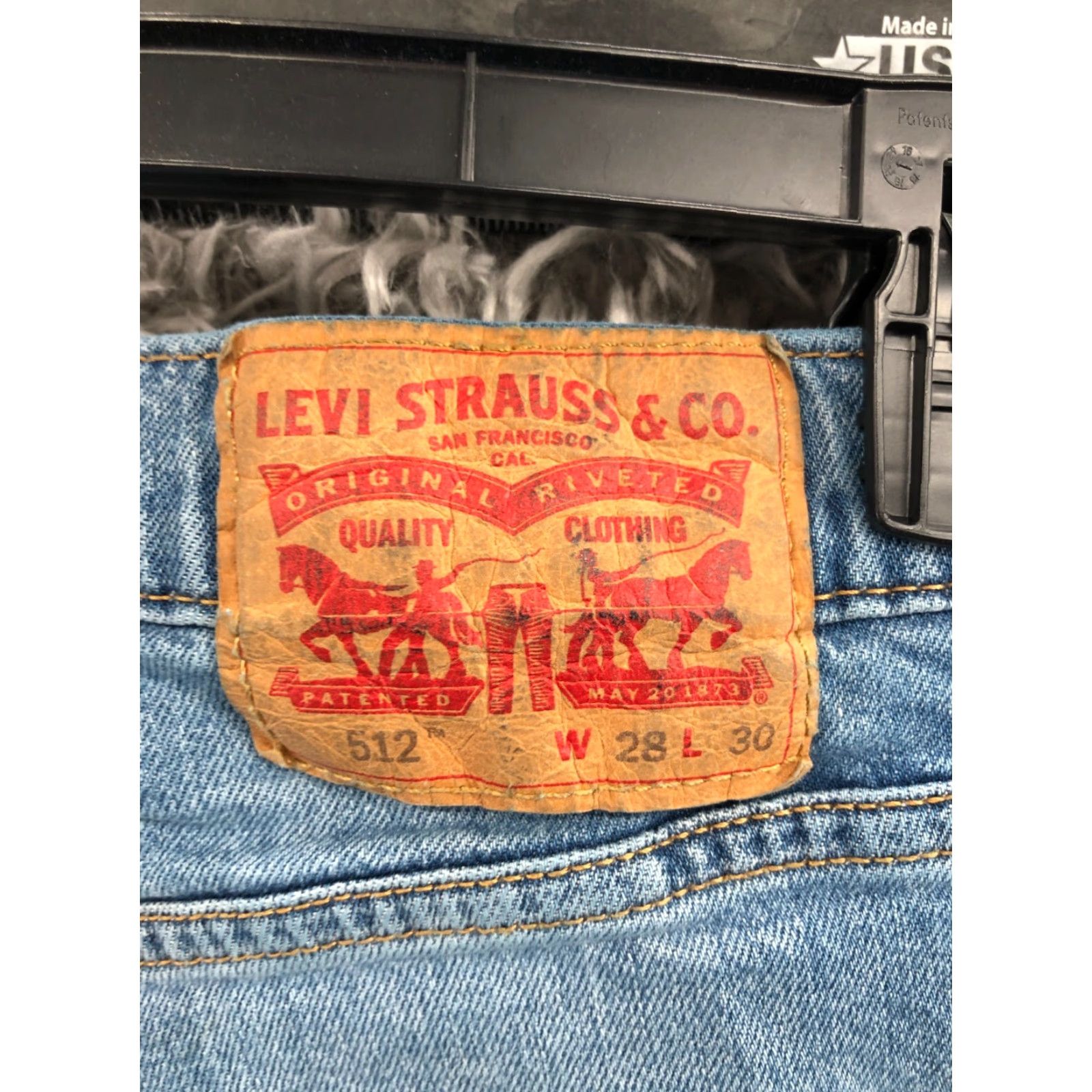 Levi's Levi's 512 Slim Tapered Jeans Mens 28x30 Slim Mid Blue Denim 5-Pocket Classic Modern Leather/Logo Detail? Size US 28 / EU 44 - 6 Thumbnail