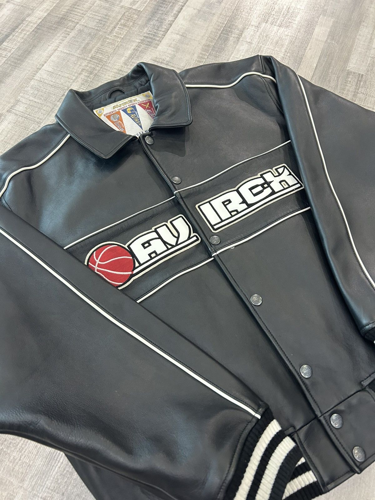 Avirex Avirex Leather Basketball Varsity Jacket Size US XXL / EU 58 / 5 - 4 Thumbnail
