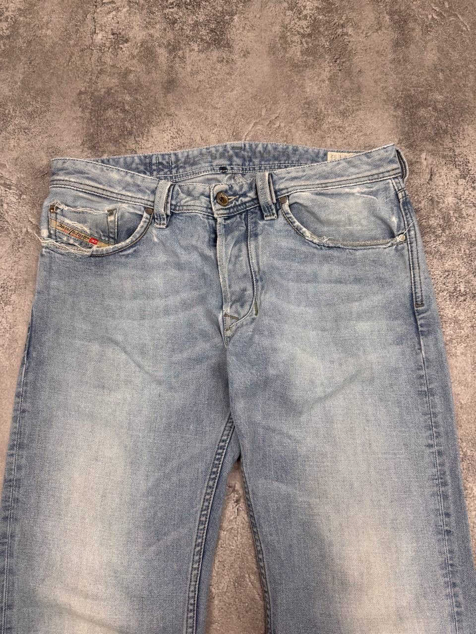 Diesel Diesel Men's Denim Pants Jeans Light Blue Straight Fit Size US 32 / EU 48 - 7 Thumbnail