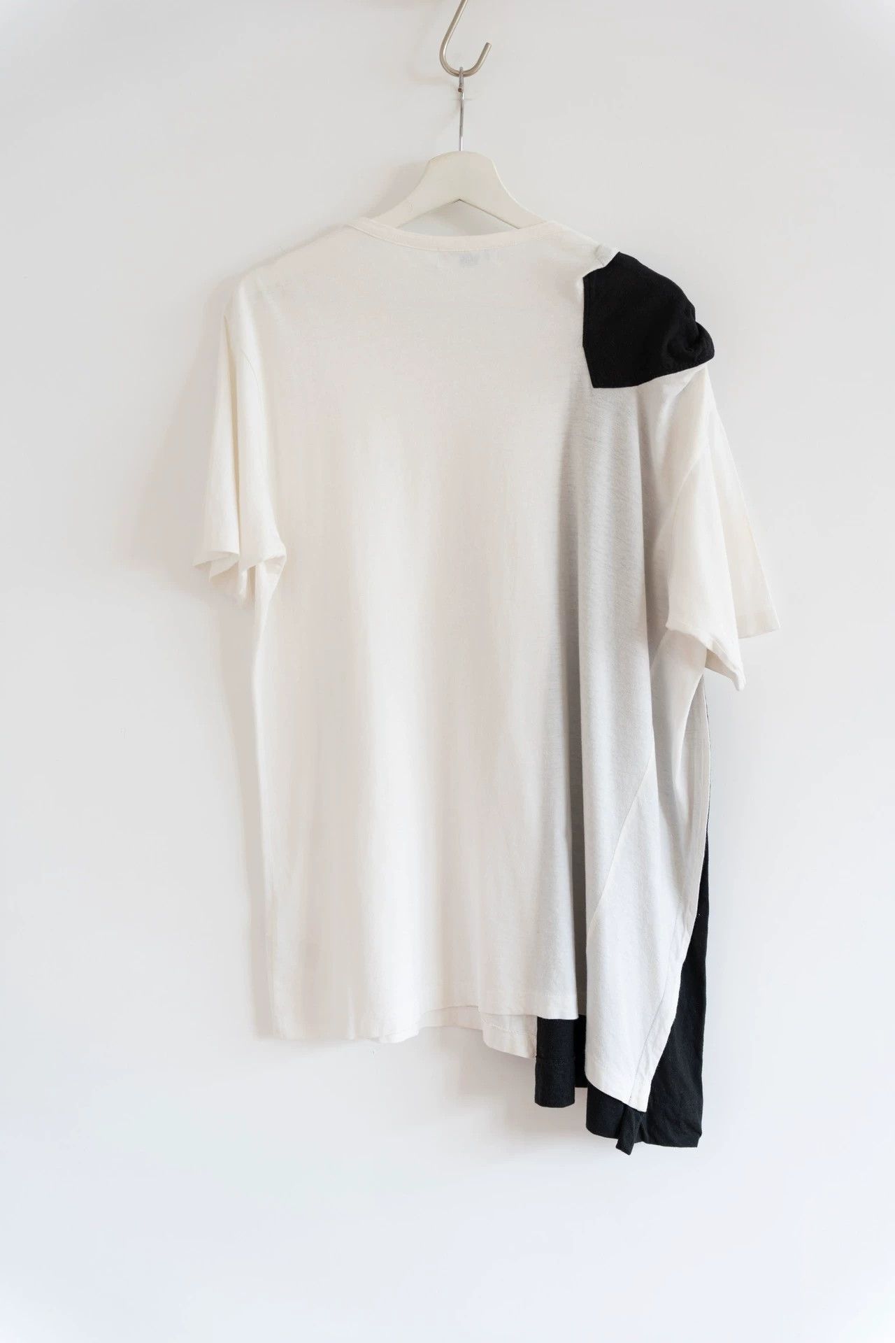 Yohji Yamamoto Yohji Yamamoto 15SS PH Black White Blocked SS Tee 3 Size US L / EU 52-54 / 3 - 2 Thumbnail