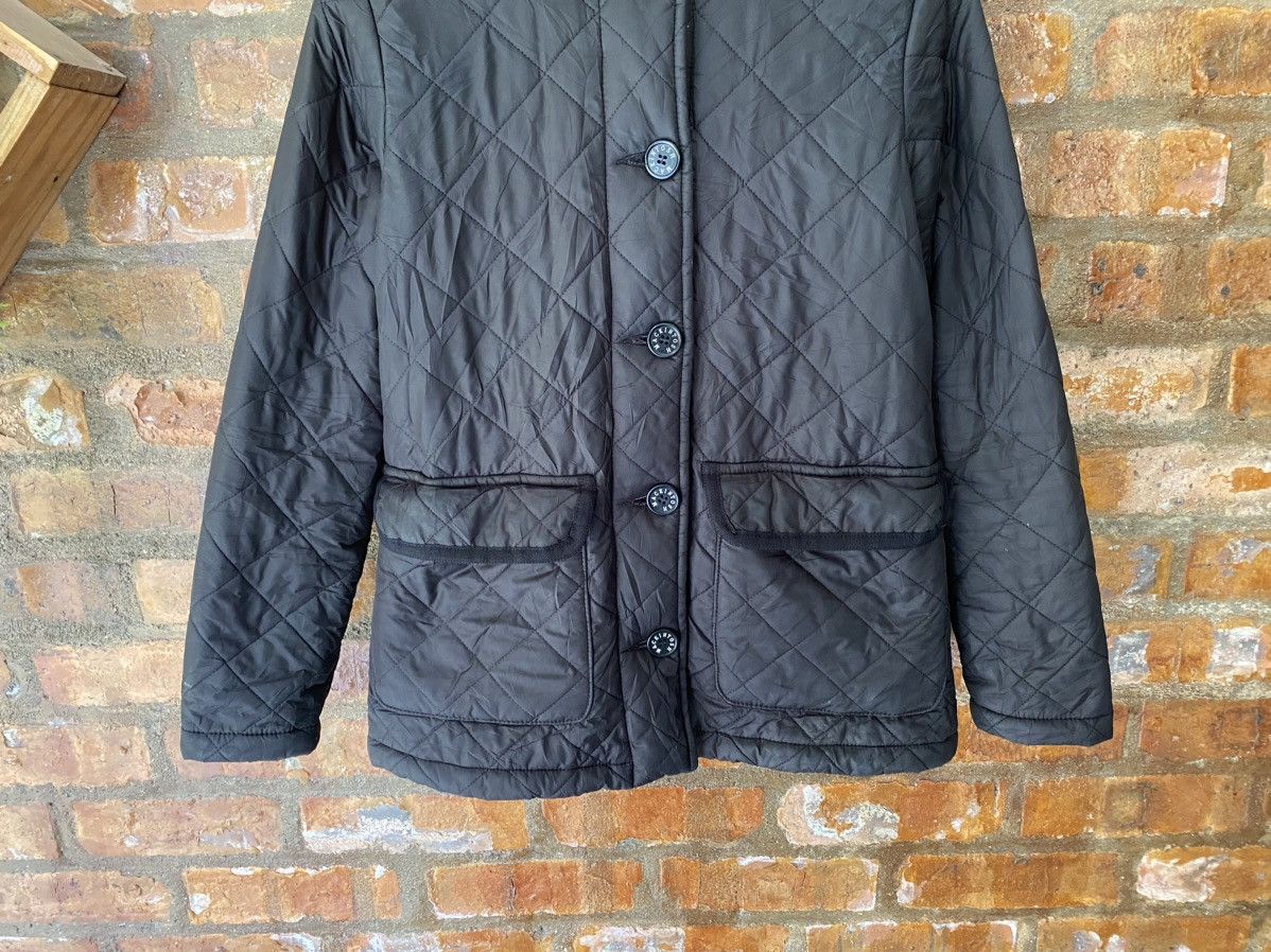 Japanese Brand × Mackintosh Vtg Fur Quilted Diamond Jacket Size S / US 4 / IT 40 - 4 Thumbnail