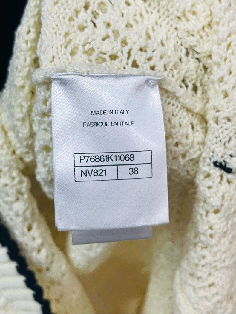 Chanel Chanel 24P milky white hollow long knitted skirt 2504-Nexta Size XS / US 0-2 / IT 36-38 - 3 Thumbnail