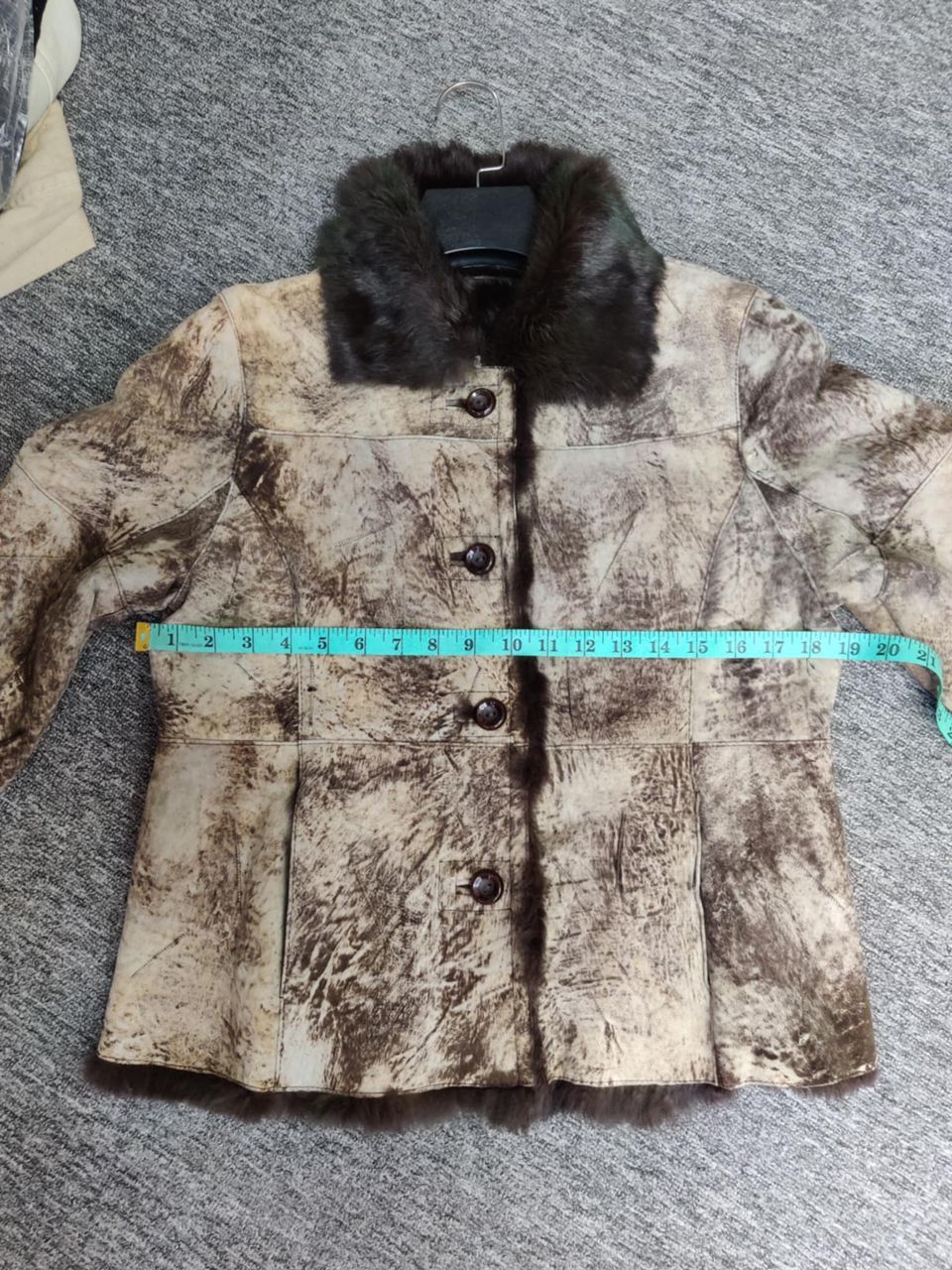 Leather Vintage Leather Rabbit Fur Shearling Jacket Nice Design Size US M / EU 48-50 / 2 - 13 Thumbnail