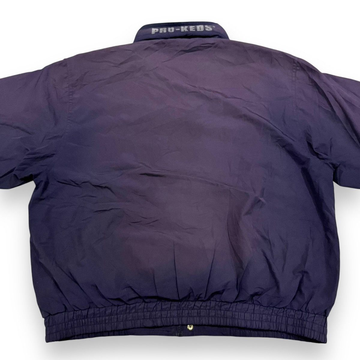 Pro-Keds × Vintage PRO-KEDS Hidden Hoodie Logo Spellout Bomber Jacket Size US L / EU 52-54 / 3 - 11 Thumbnail