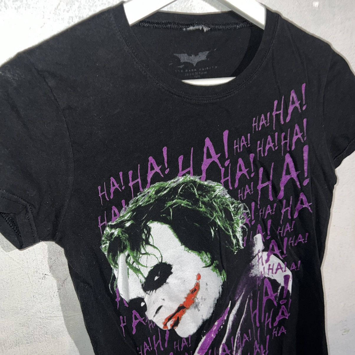DC Comics × Vintage Dark Knight Joker Hahaha Heath Ledger T-Shirt Size M / US 6-8 / IT 42-44 - 5 Thumbnail