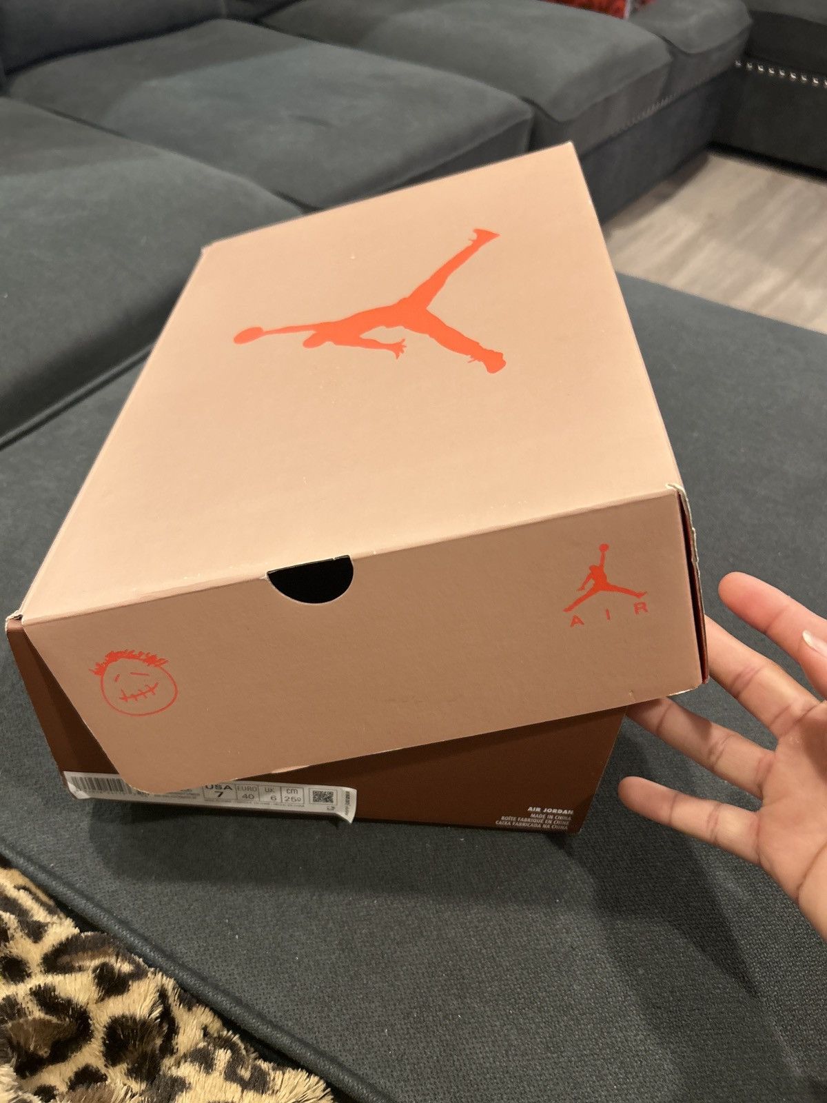 Other Air Jordan 6 Retro x Travis Scott “British Khaki” Size US 7 / EU 40 - 7 Thumbnail