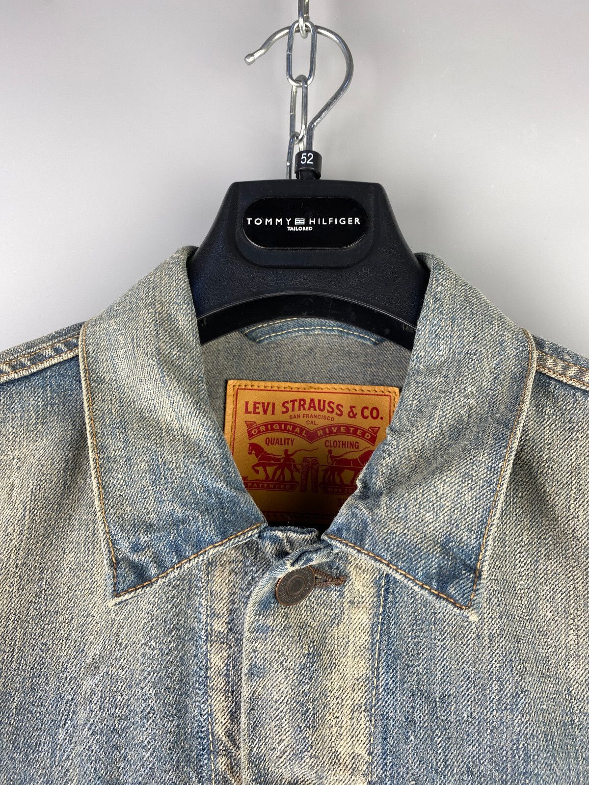 Levi's Levis Washed Denim Trucker Jacket Size US M / EU 48-50 / 2 - 4 Thumbnail