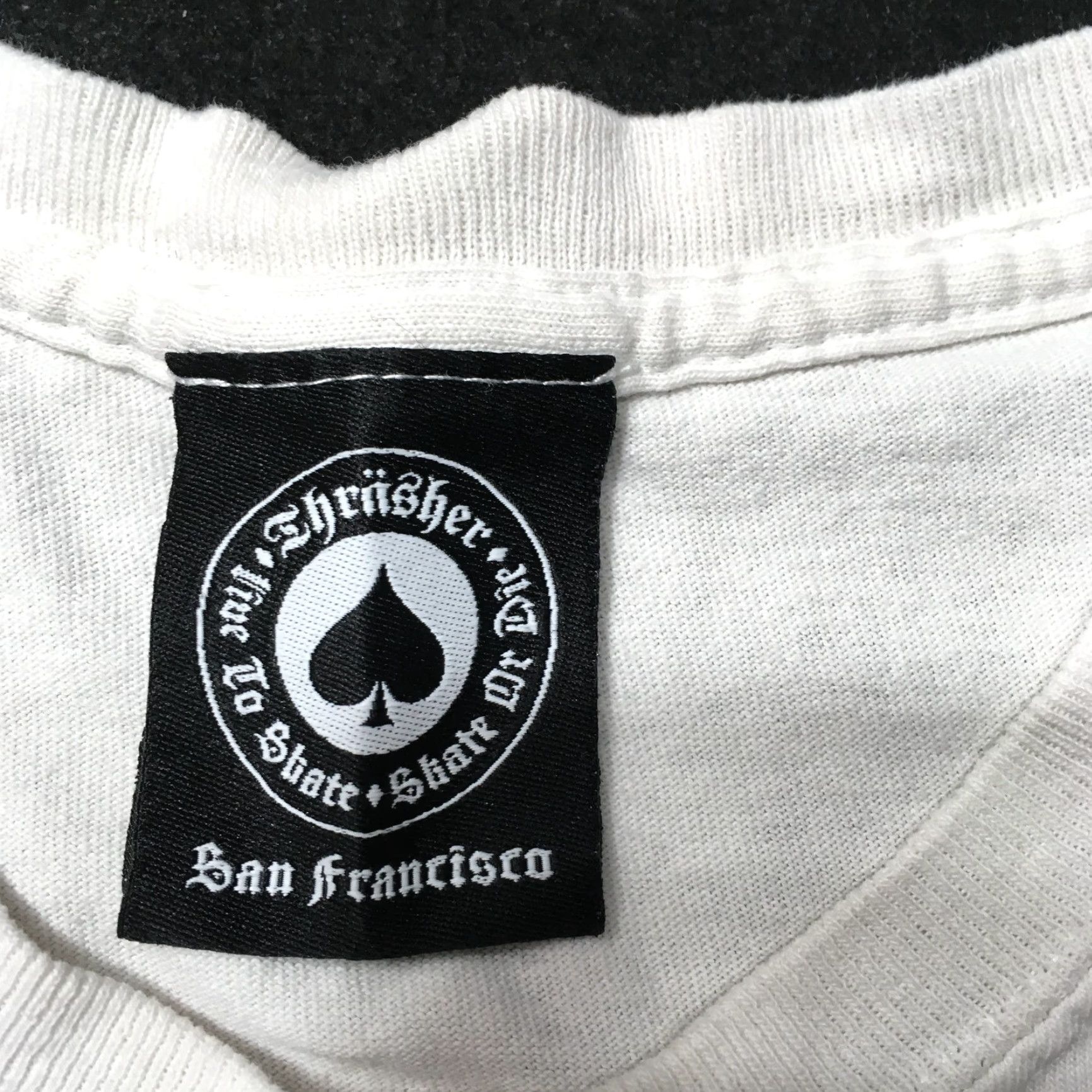 Thrasher VINTAGE Thrasher T-Shirt White Tee 90s Skater Fire Logo Graphic Print Mens M Fashion Shirt Size US M / EU 48-50 / 2 - 3 Thumbnail