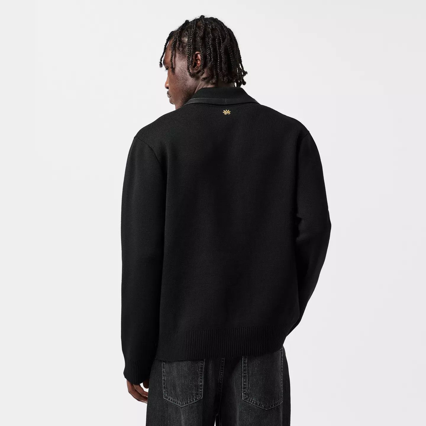 Amiri o1g2r1mq0426 Relaxed Fit Cardigan in Black Size US L / EU 52-54 / 3 - 4 Thumbnail