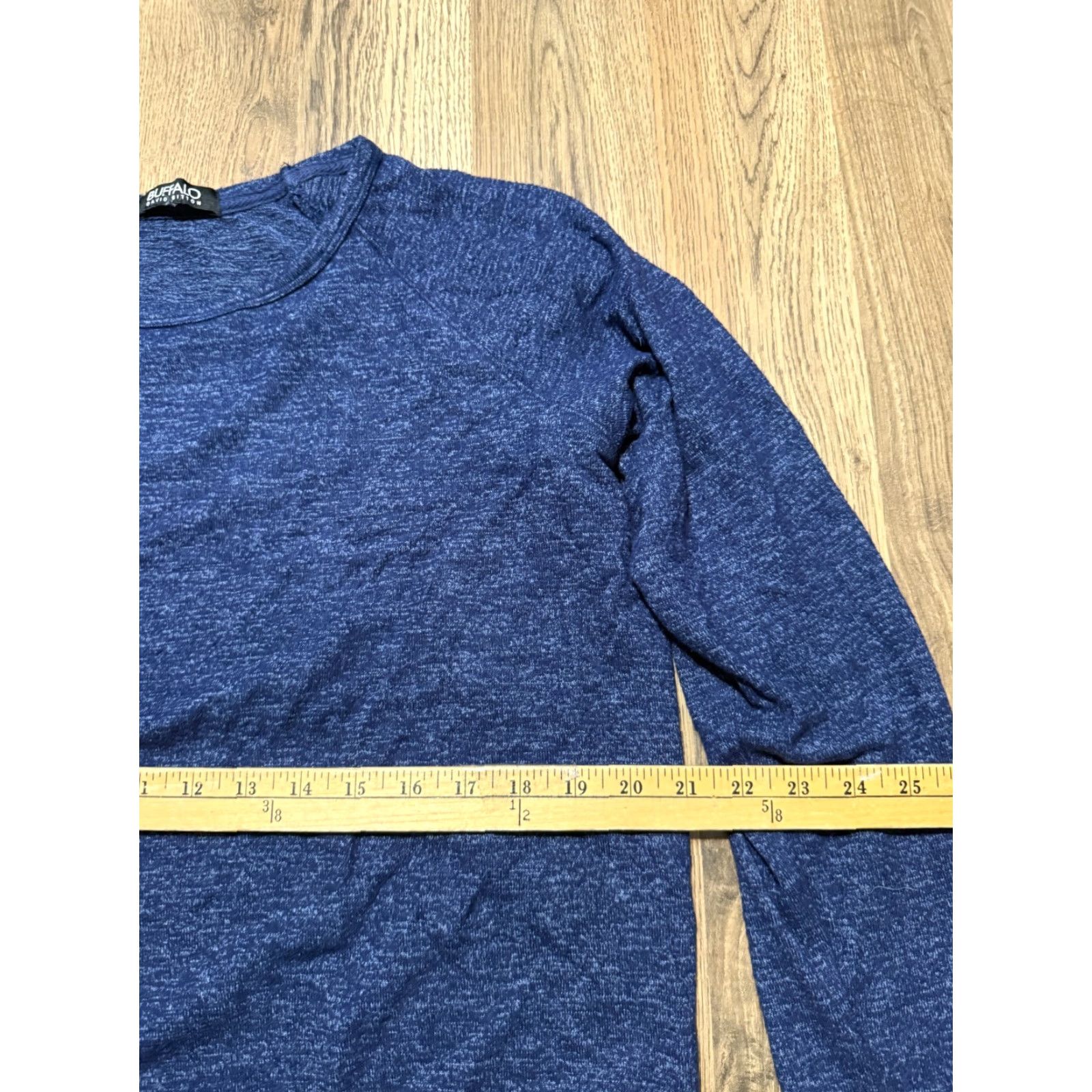 Vintage David Bitton Sweater Men's Large Blue Long Sleeve Crewneck Pullover Size US L / EU 52-54 / 3 - 6 Thumbnail