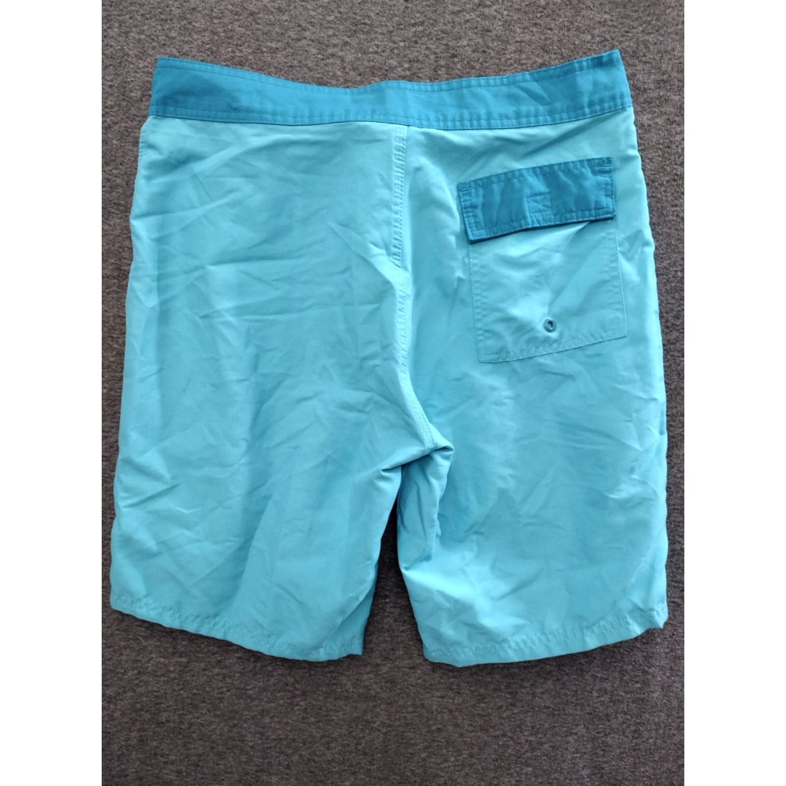 Old Navy Old Navy Men's Aqua Blue Board Shorts Swim Trunks 32 Blue Pockets Beach Mens Size US 32 / EU 48 - 2 Thumbnail